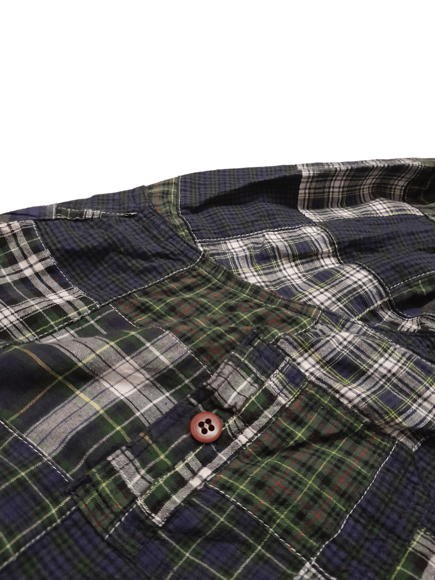 Eternal ETERNAL Japan Patchwork Shirt Hoodie (E772) Size US M / EU 48-50 / 2 - 4 Thumbnail