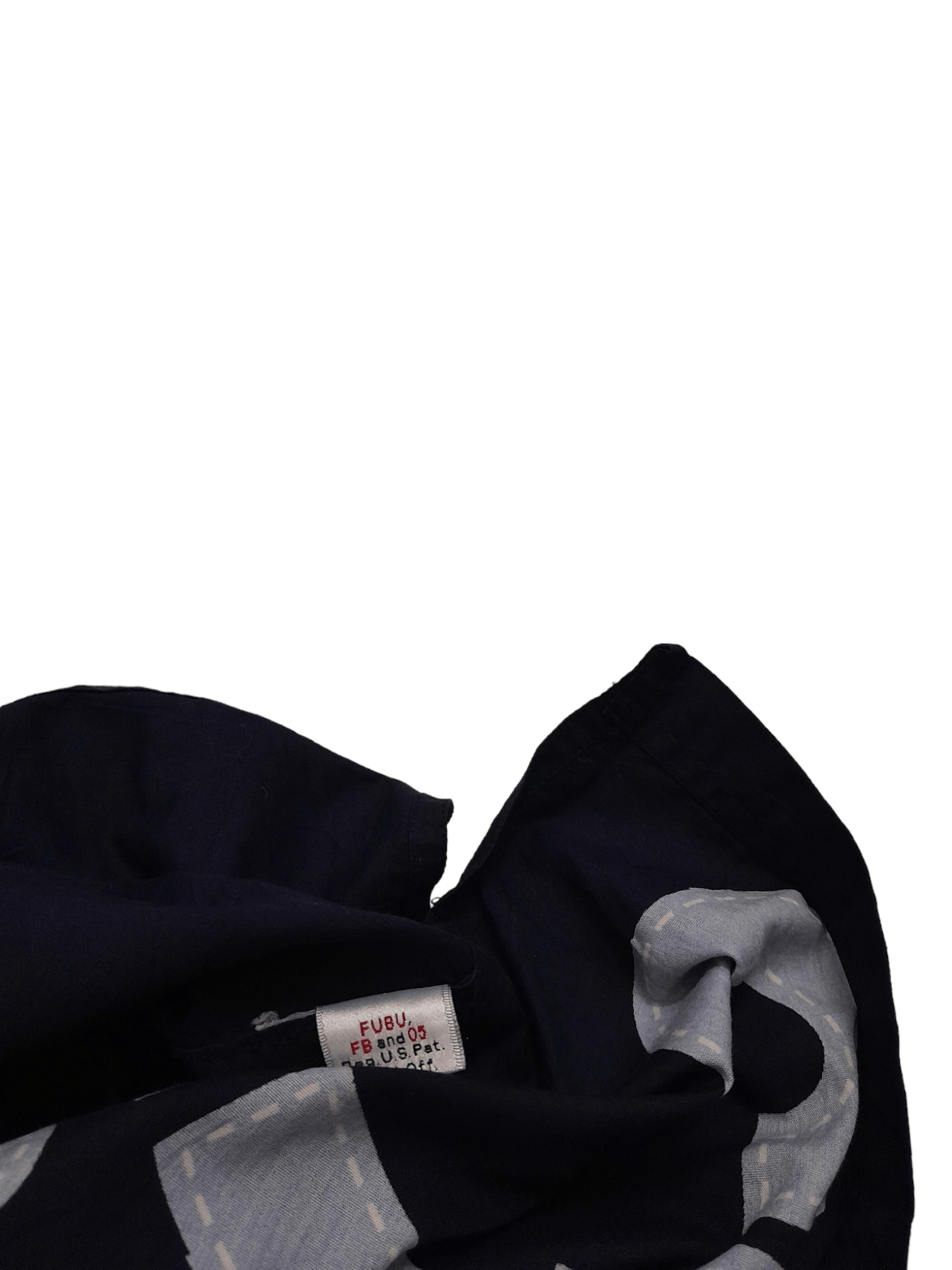 Fubu Fubu Collection Oversized Big Logo Shirt Button (E774) Size US XXL / EU 58 / 5 - 9 Thumbnail