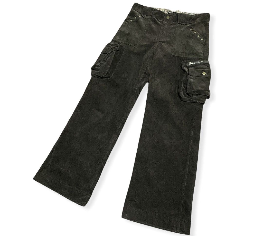 VTG Velvet Modernmode Cargo Wide Leg Studded PocketPants