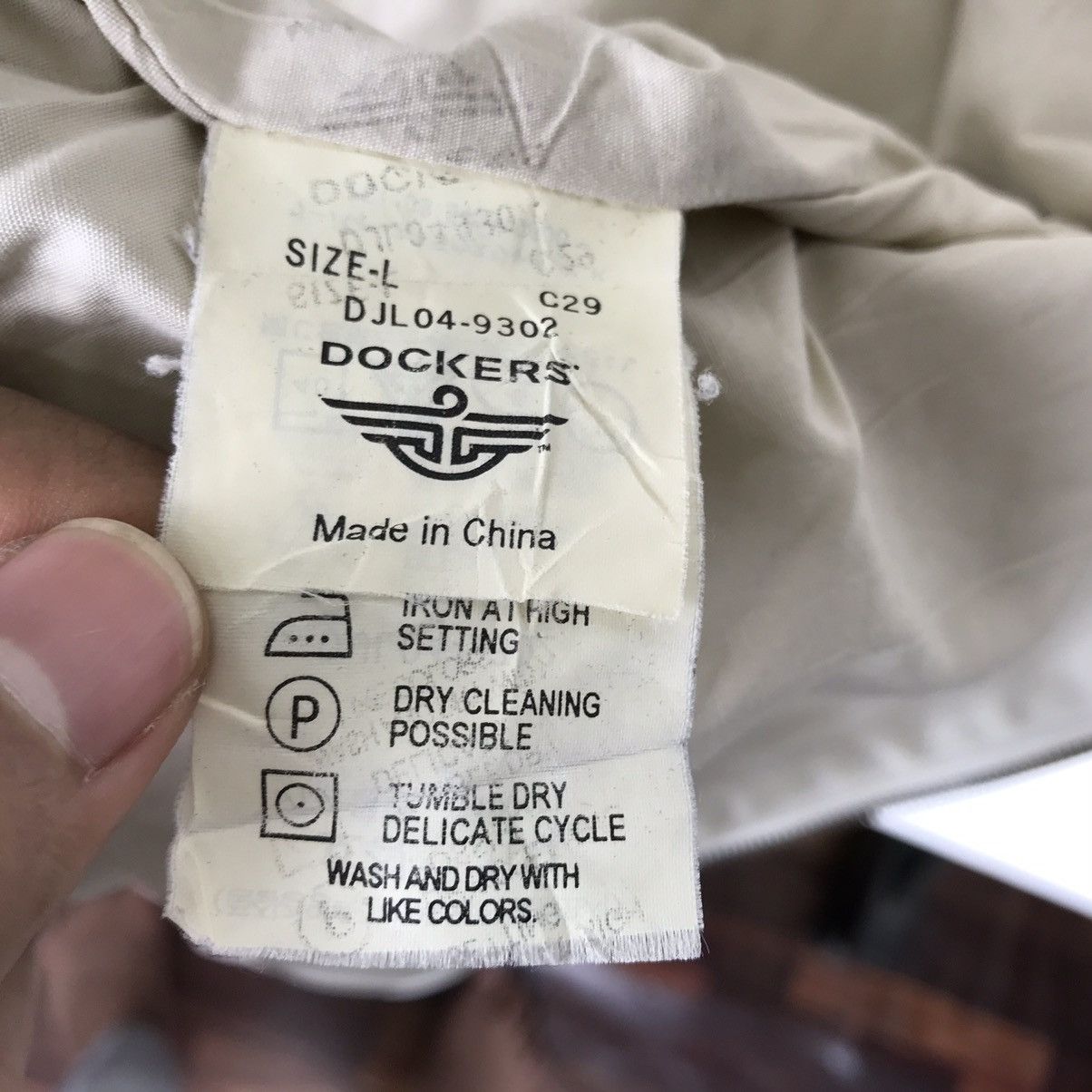 Dockers Vintage DOCKERS Jacket Workwear Style Vintage Casual Size US L / EU 52-54 / 3 - 7 Thumbnail