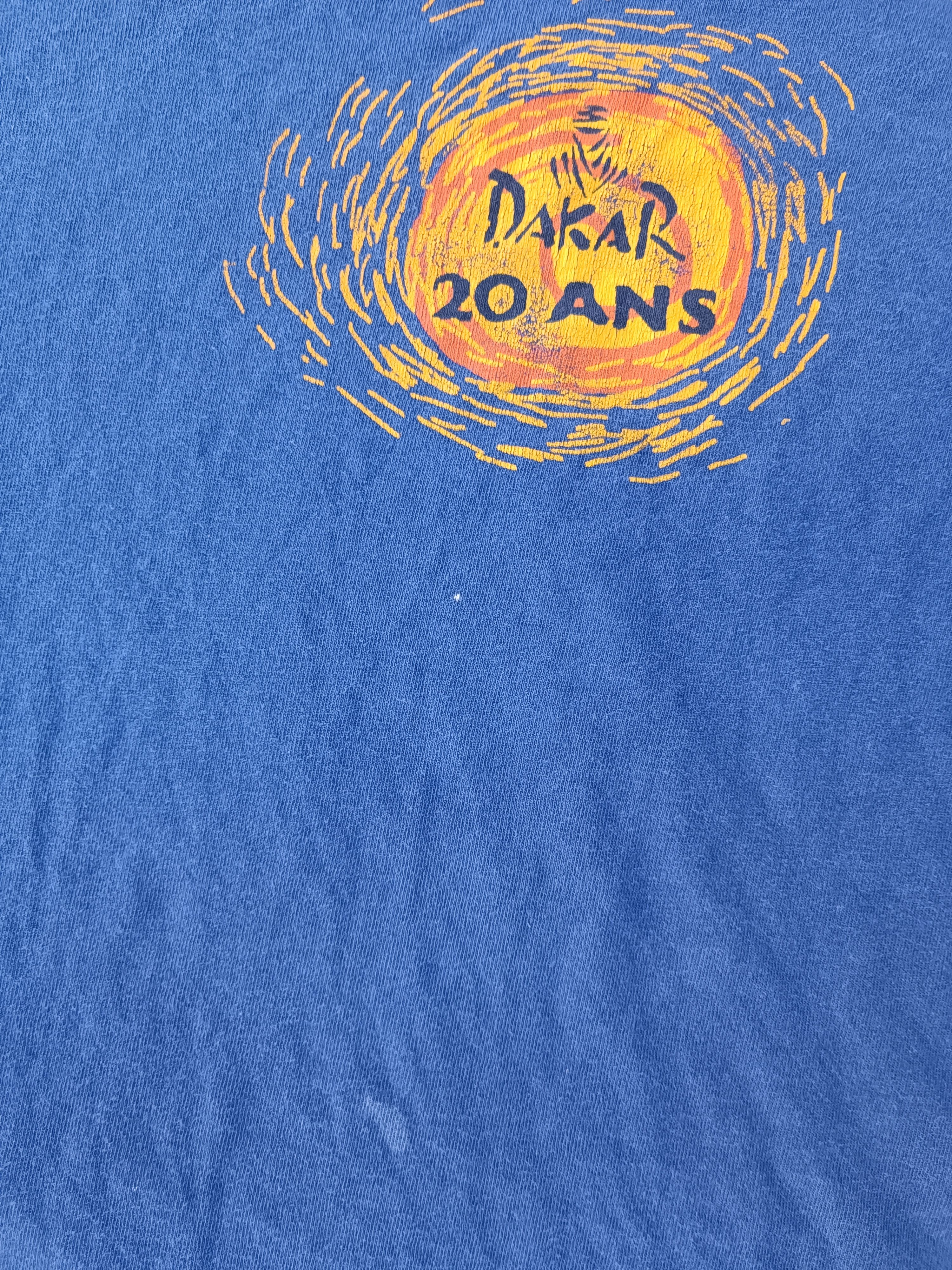 Vintage vintage 90s t shirt dakar motorcross Size US L / EU 52-54 / 3 - 3 Thumbnail