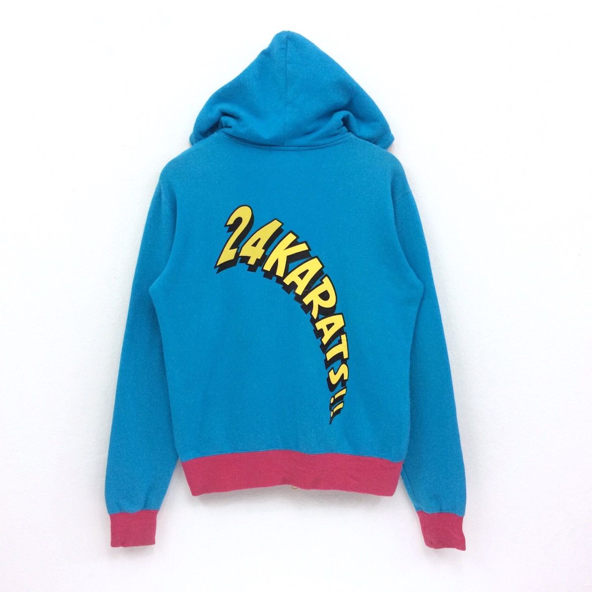 Japanese Brand Gold 24 KARATS Digger Hoodie Big Logo Full Zipper Japan Size US M / EU 48-50 / 2 - 2 Thumbnail