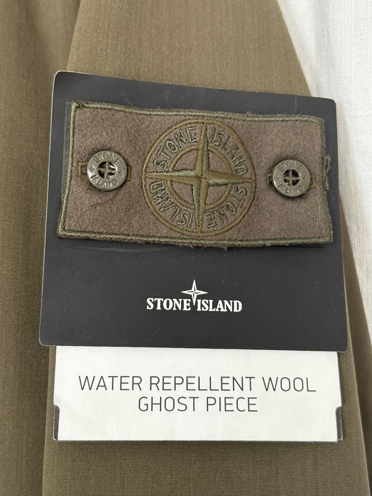Stone Island Water Repellent Wool Ghost Piece Rain Jacket Size US XL / EU 56 / 4 - 6 Thumbnail