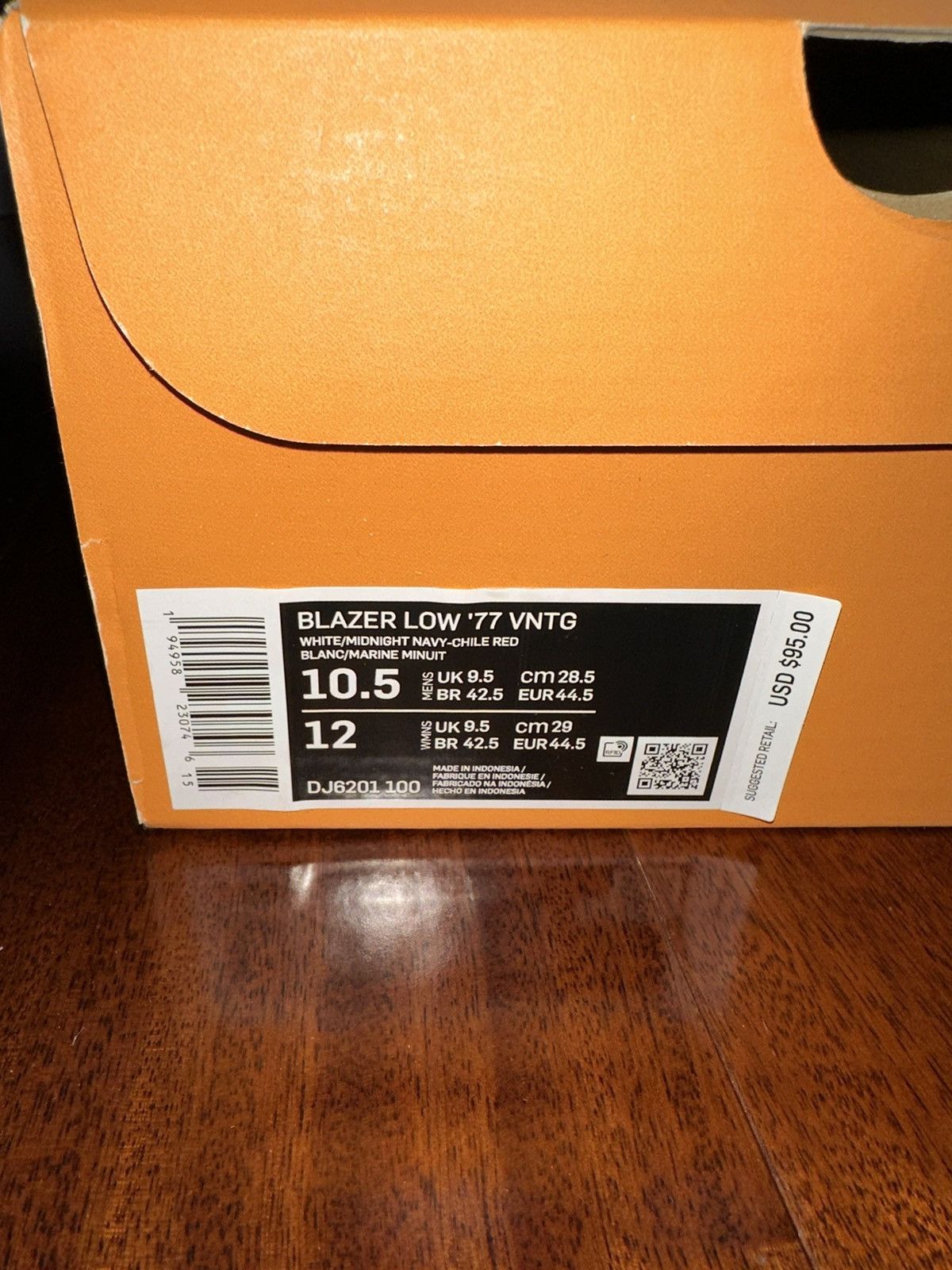 Nike Nike Blazer Low ‘77 Vintage USA Denim Size US 10.5 / EU 43-44 - 9 Thumbnail