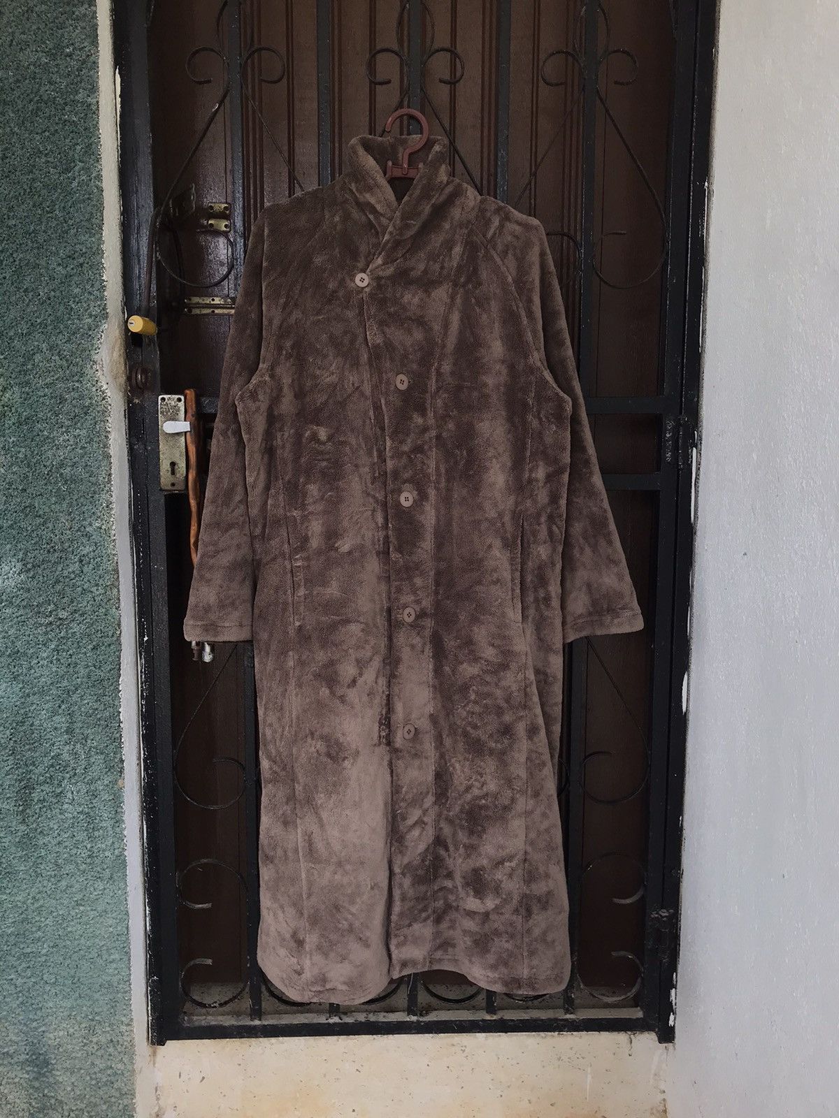 Y’s for living fleece long coat jacket