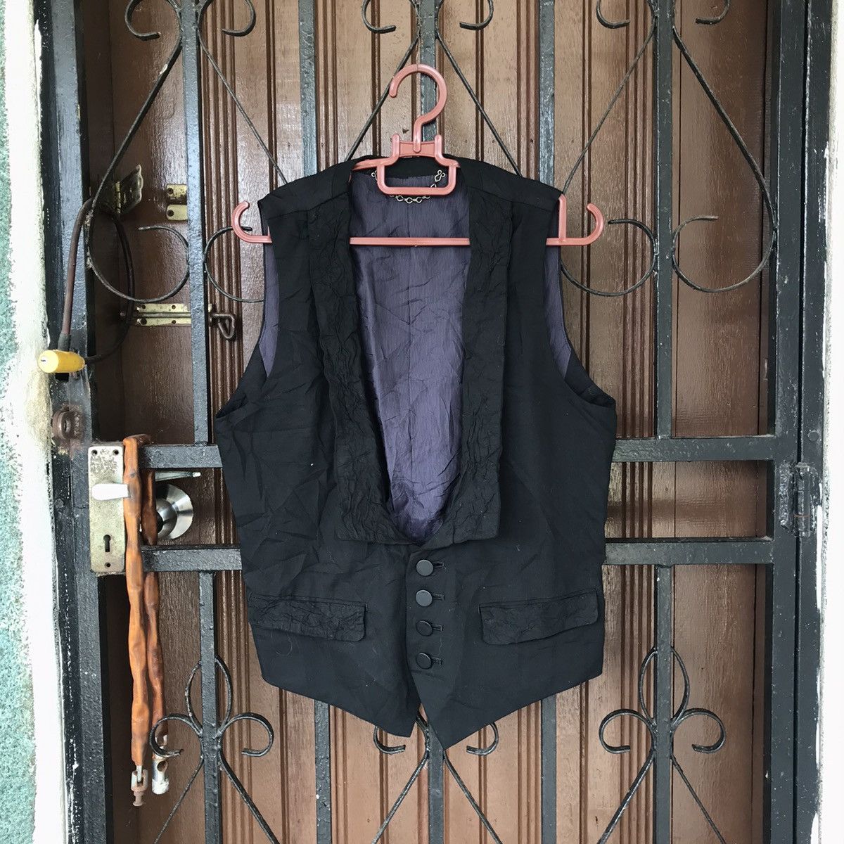 Maison MIHARA YASUHIRO Rare Miharayasuhiro Crumple Style Vest Made in Japan Size US S / EU 44-46 / 1 - 1 Thumbnail