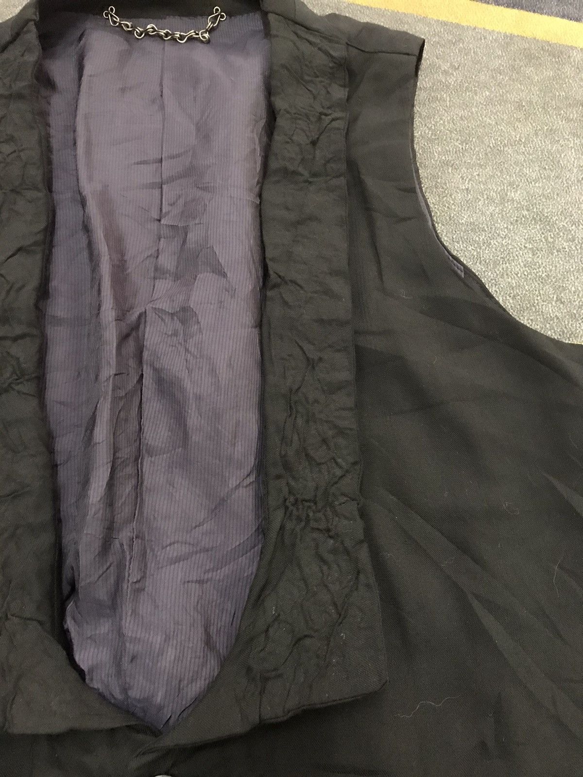 Maison MIHARA YASUHIRO Rare Miharayasuhiro Crumple Style Vest Made in Japan Size US S / EU 44-46 / 1 - 4 Thumbnail