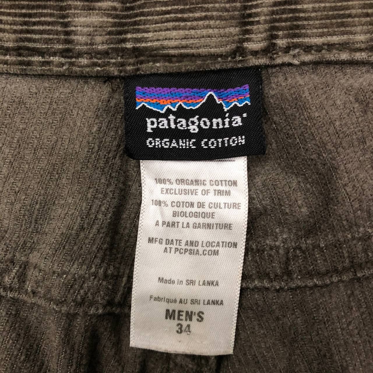 Patagonia P457 PATAGONIA x ORGANIC COTTON CORDUROY JEANS Size US 34 / EU 50 - 5 Thumbnail