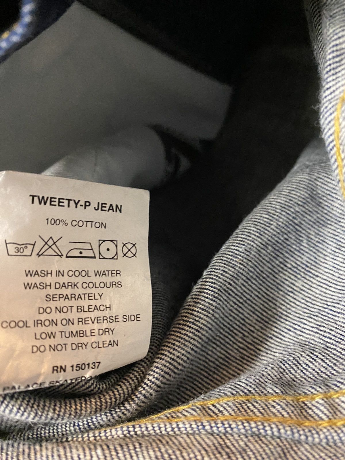 Palace Palace Tweety P Jean Size Large 34” Size US 34 / EU 50 - 11 Thumbnail