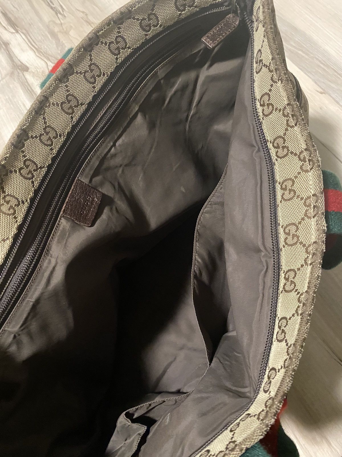 Gucci Gucci GG Canvas Web Diaper Tote Vintage Monogram Bag Size ONE SIZE - 3 Thumbnail