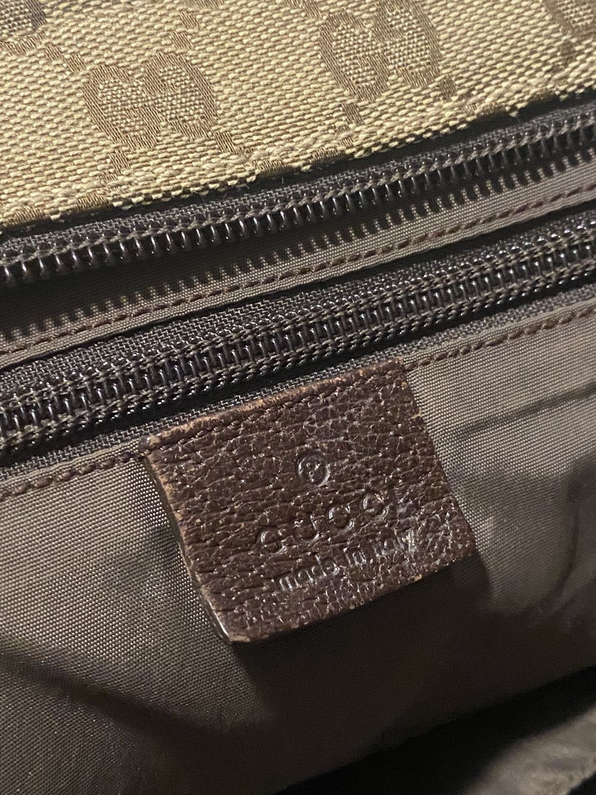 Gucci Gucci GG Canvas Web Diaper Tote Vintage Monogram Bag Size ONE SIZE - 9 Thumbnail