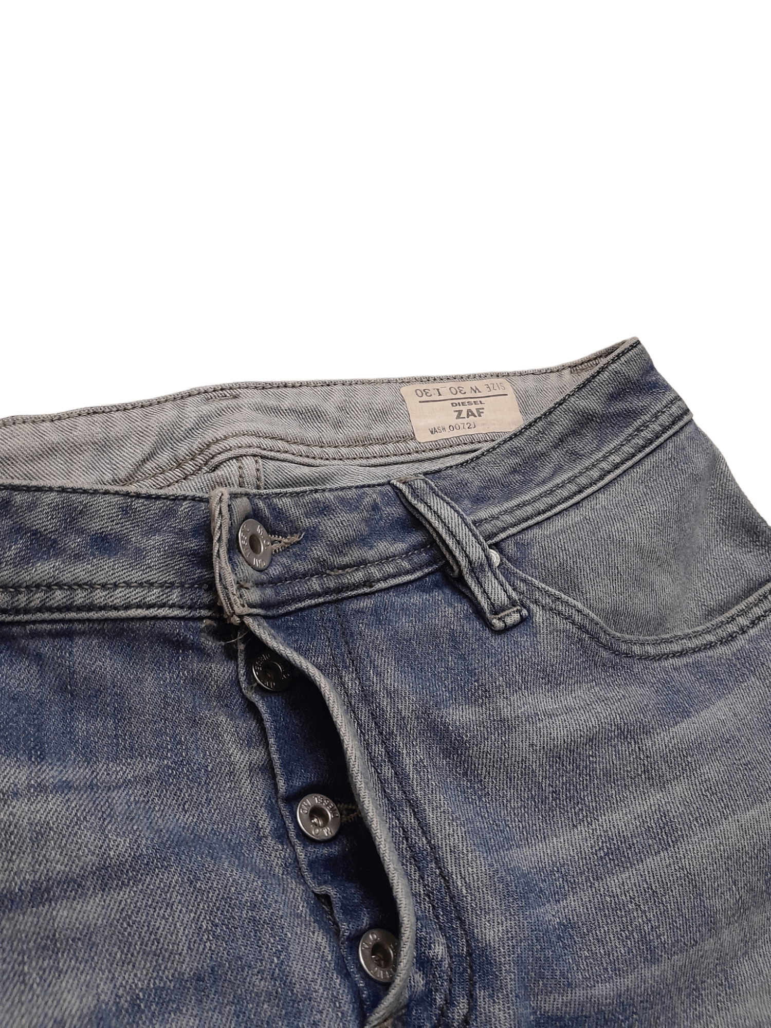 Diesel Diesel Zaf Denim (E766) Size US 31 - 9 Thumbnail