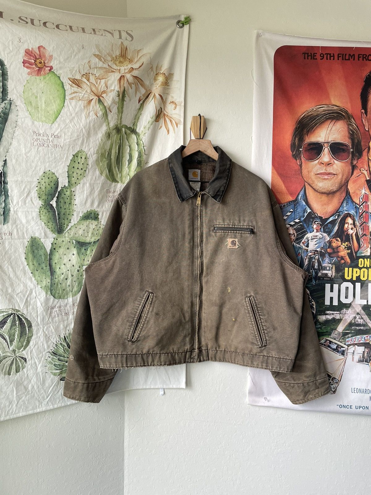Carhartt × Vintage Carhartt Detroit Jacket Chestnut J97 CHT