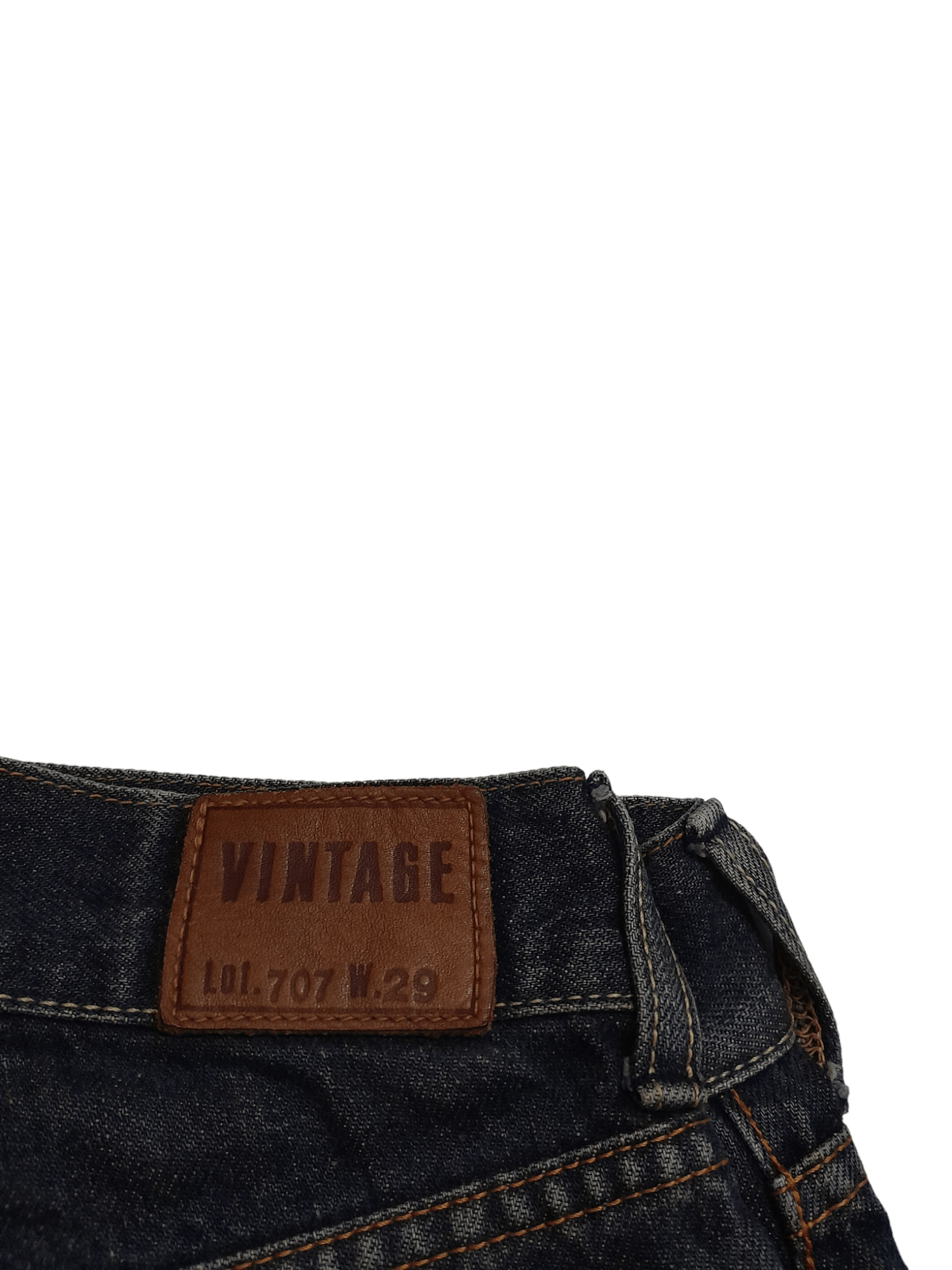 Designer × Japanese Brand Bon Marlen Designer Japan Selvedge Rusty Denim (E768) Size US 26 / EU 42 - 4 Thumbnail