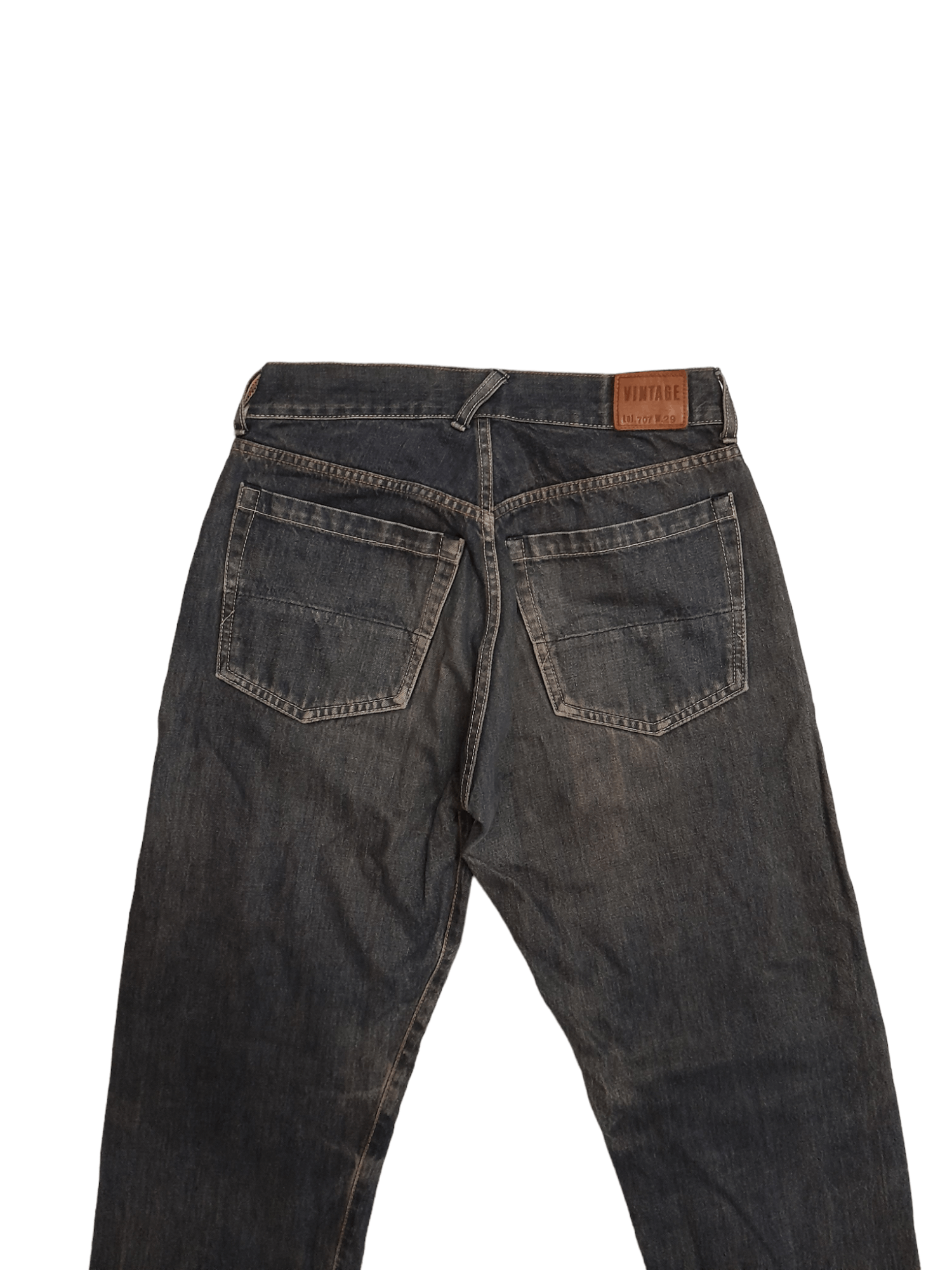 Designer × Japanese Brand Bon Marlen Designer Japan Selvedge Rusty Denim (E768) Size US 26 / EU 42 - 2 Thumbnail