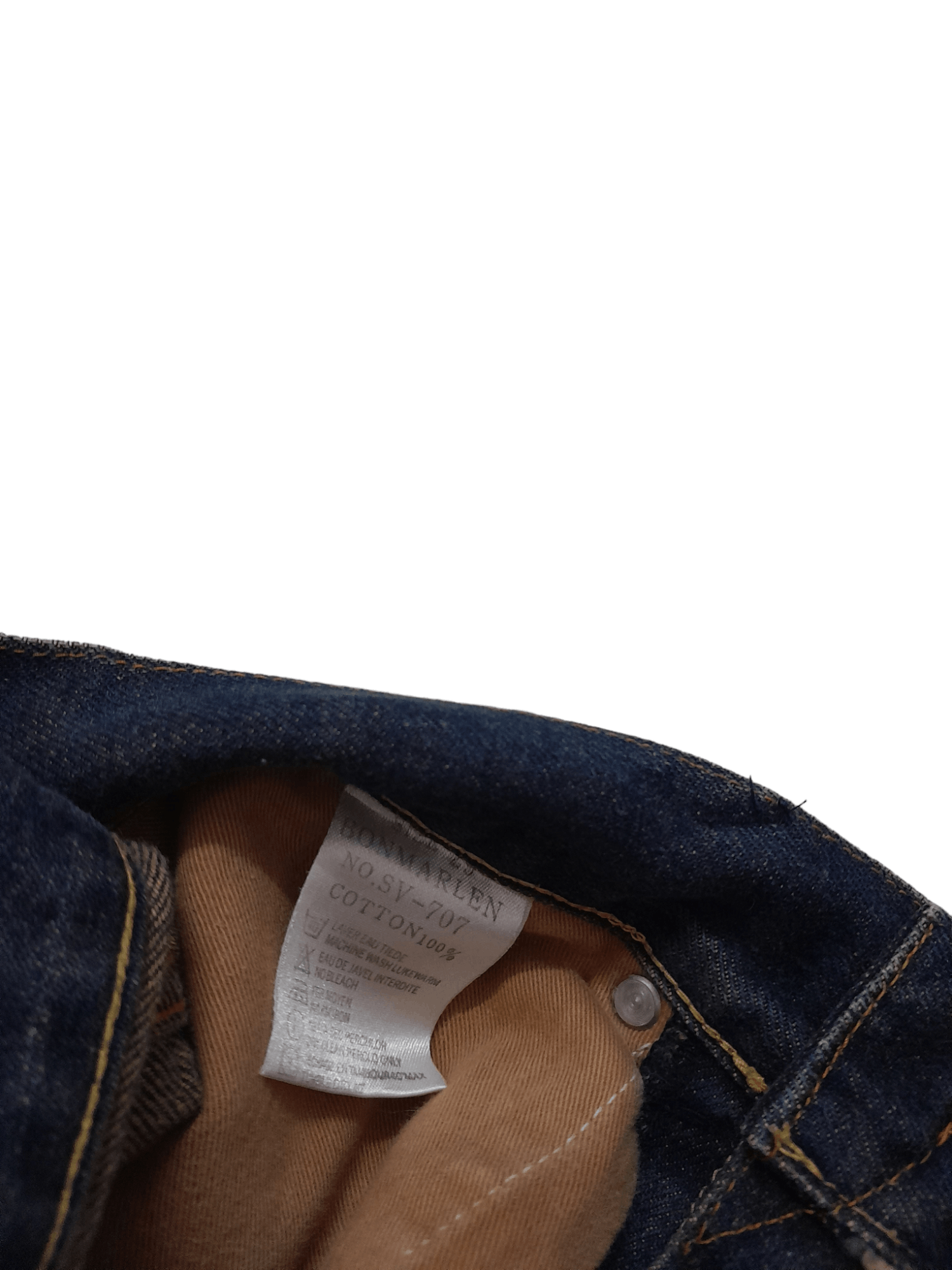 Designer × Japanese Brand Bon Marlen Designer Japan Selvedge Rusty Denim (E768) Size US 26 / EU 42 - 8 Thumbnail
