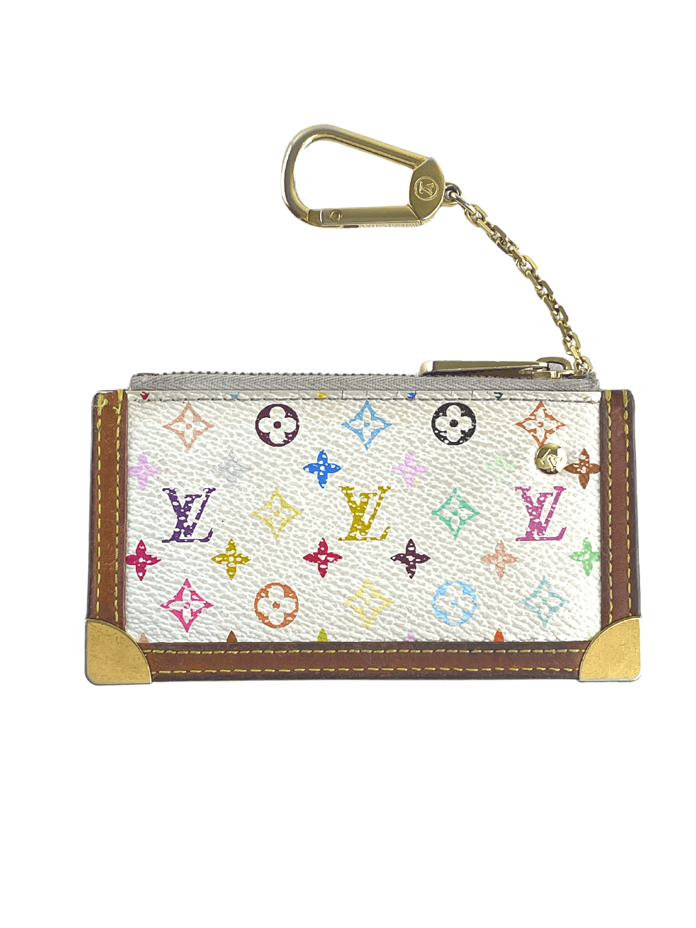 Louis Vuitton Louis Vuitton x Murakami Collab Zip Key Chain Wallet ...