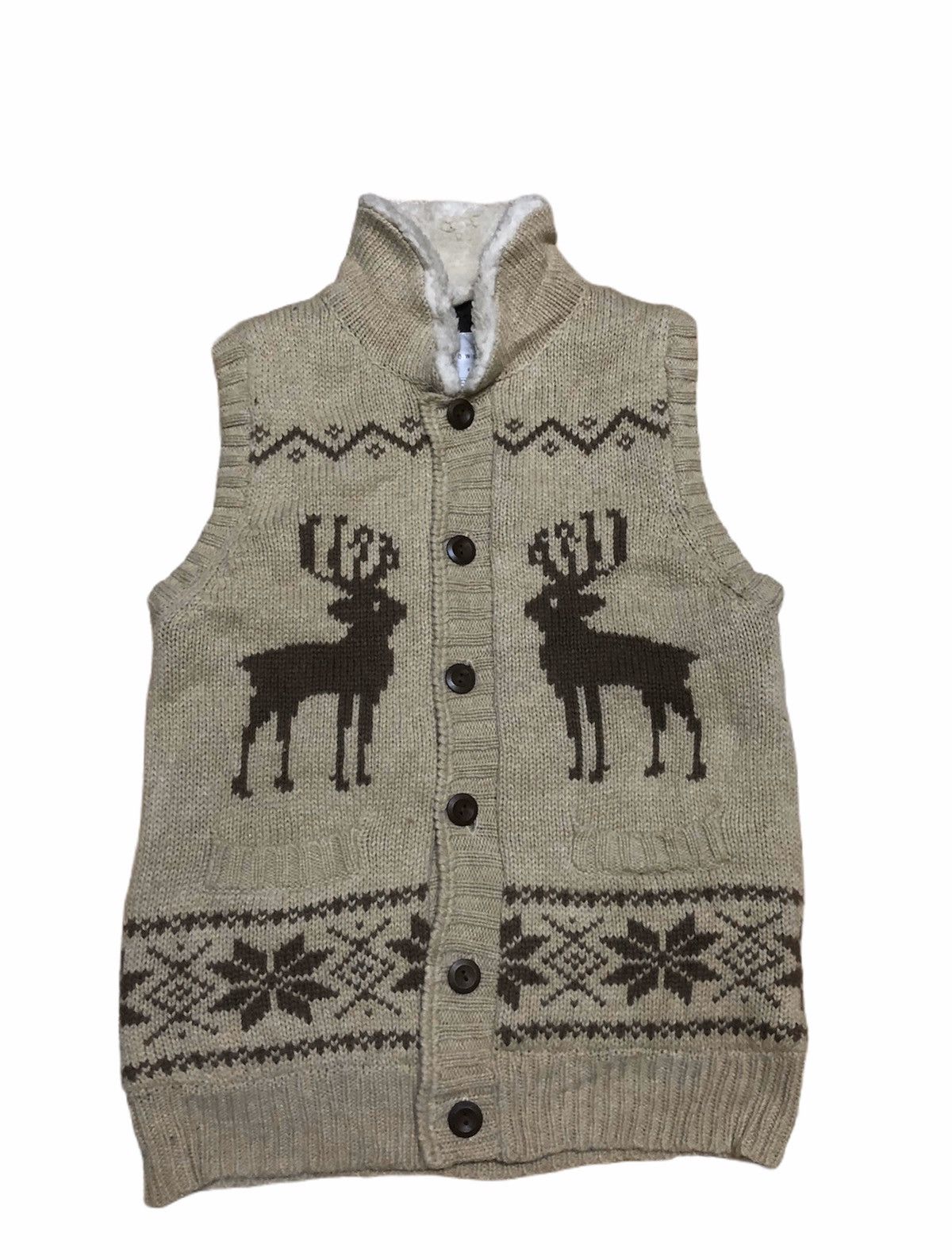 Vintage Knitwear Vest Outdoor Winter Style