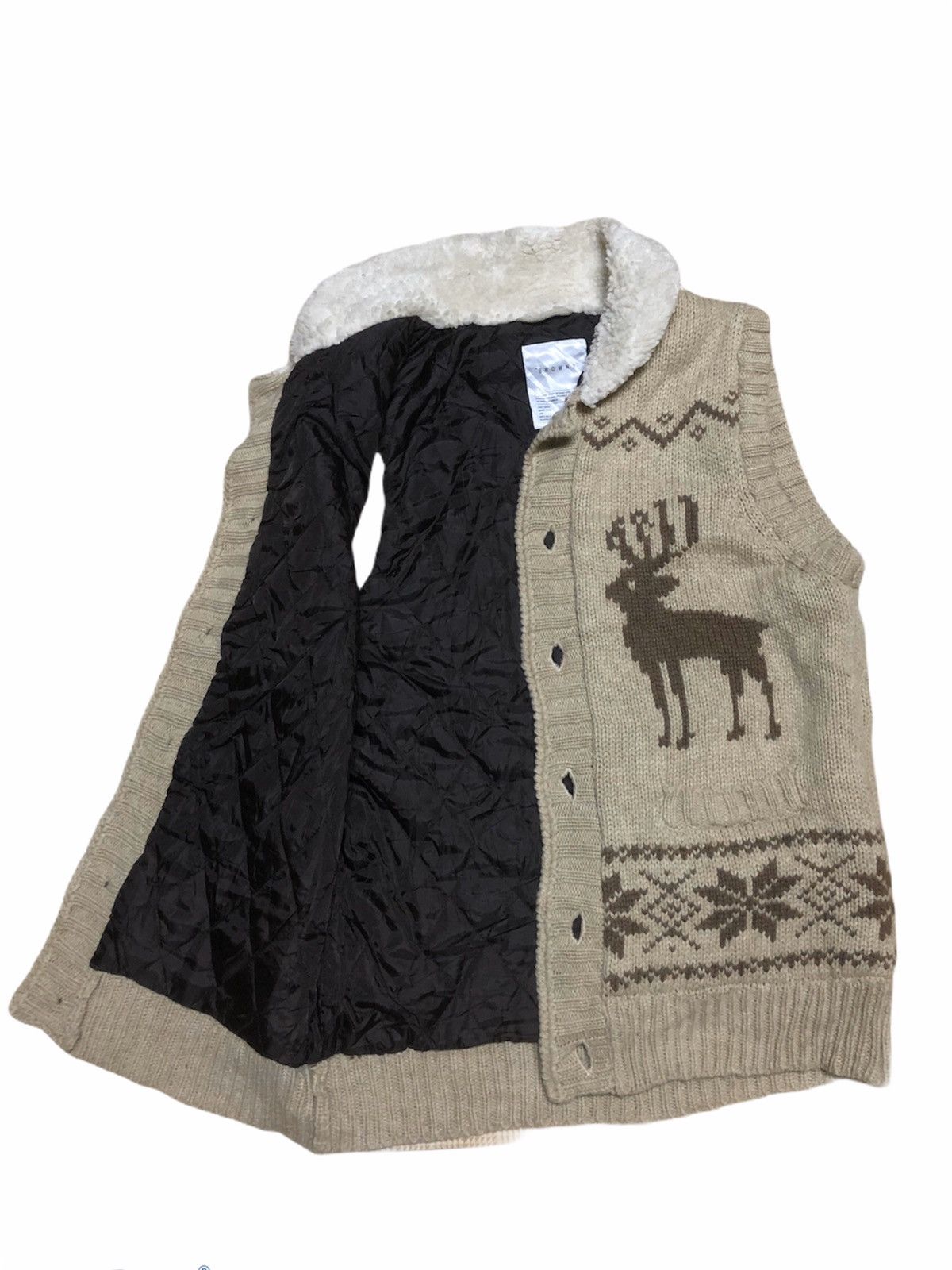 Japanese Brand Vintage Knitwear Vest Outdoor Winter Style Size US M / EU 48-50 / 2 - 4 Thumbnail