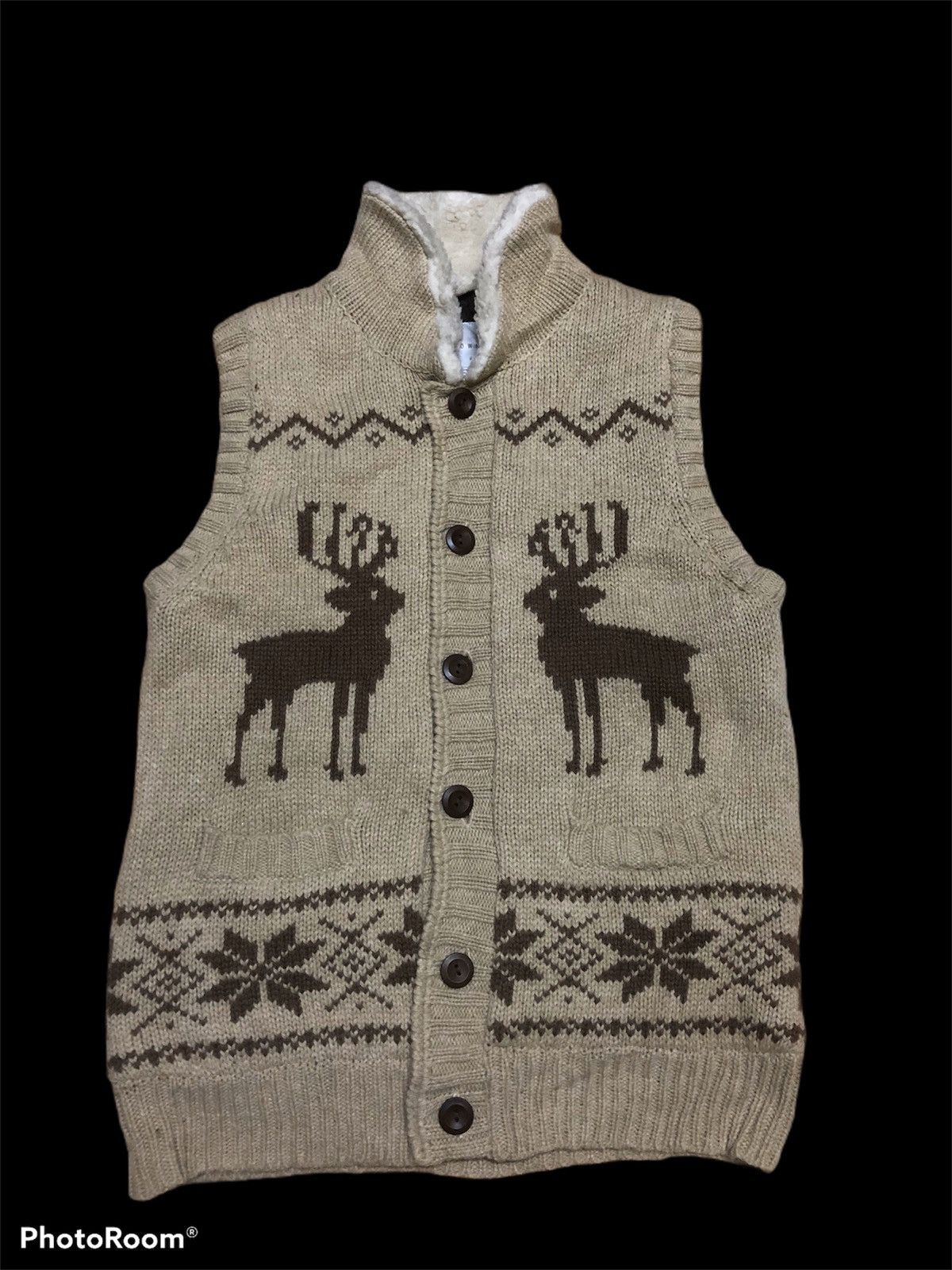 Japanese Brand Vintage Knitwear Vest Outdoor Winter Style Size US M / EU 48-50 / 2 - 3 Thumbnail