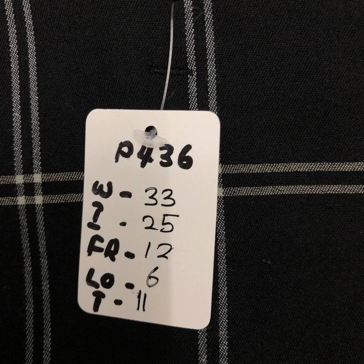 Japanese Brand P436 JAPAN BACK NUMBER SKINNY ANKLE PANTS Size 33" - 7 Thumbnail