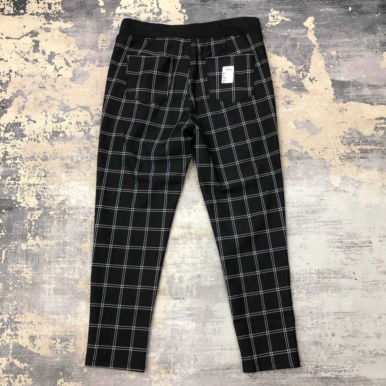 Japanese Brand P436 JAPAN BACK NUMBER SKINNY ANKLE PANTS Size 33" - 2 Thumbnail