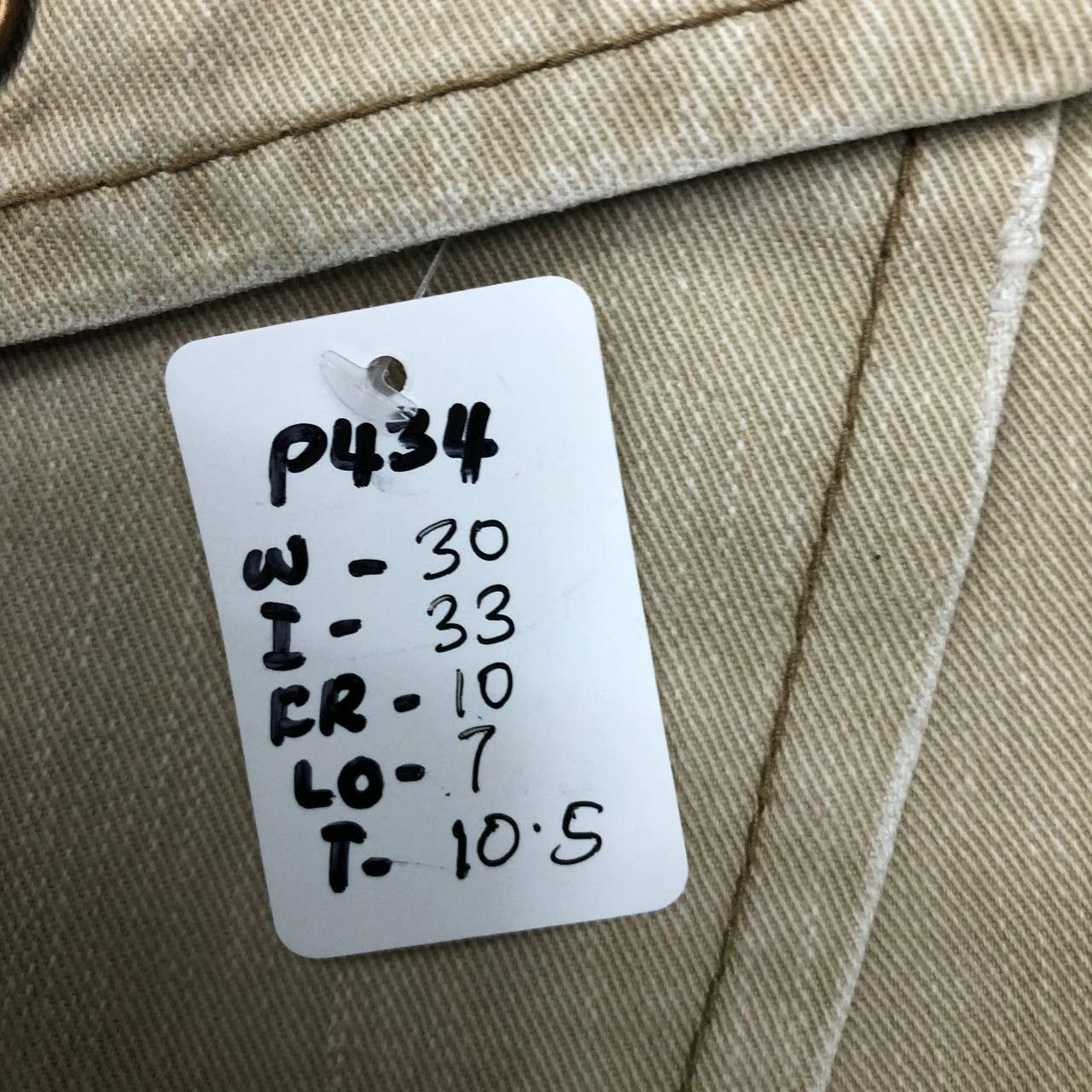 Edwin P434 EDWIN TYPE 505 KHAKI SKINNY BAKER PANTS Size US 30 / EU 46 - 14 Thumbnail
