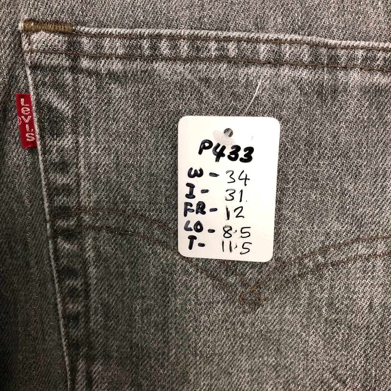 Levi's P433 VTG LEVI'S DENIM JEANS Size US 34 / EU 50 - 8 Thumbnail