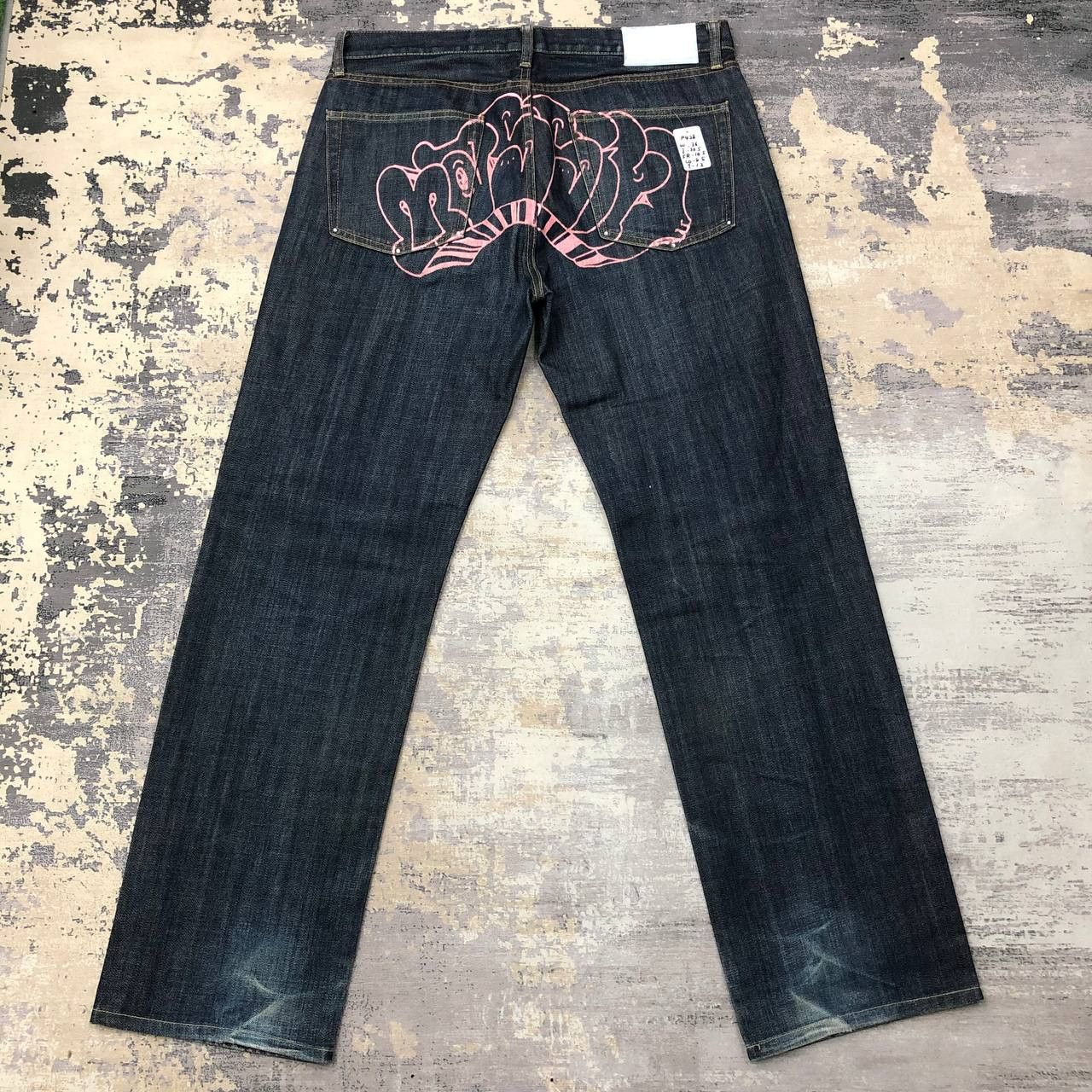 Massive P428 JAPAN MASSIVE DISTRESSED DENIM Size US 36 / EU 52 - 1 Thumbnail