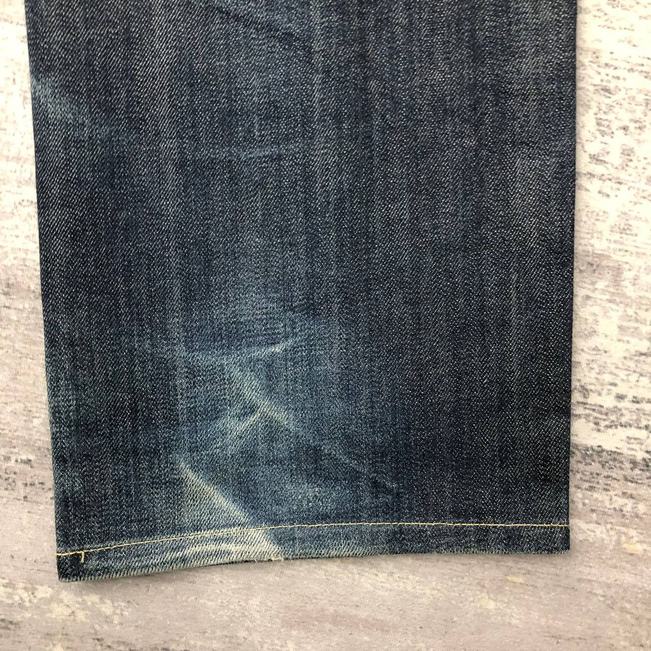 Massive P428 JAPAN MASSIVE DISTRESSED DENIM Size US 36 / EU 52 - 10 Thumbnail