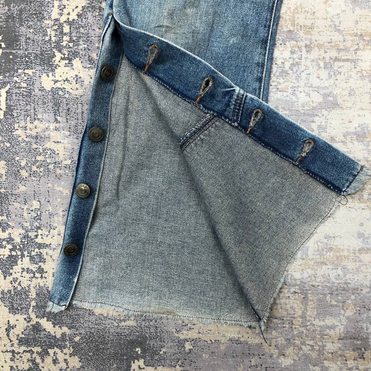 Kansai Yamamoto P402 KANSAI O2 FLARED JAPAN DENIM Size US 31 - 7 Thumbnail