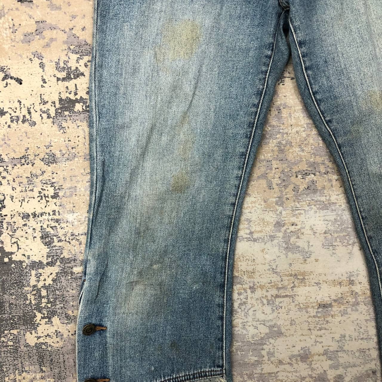 Kansai Yamamoto P402 KANSAI O2 FLARED JAPAN DENIM Size US 31 - 8 Thumbnail