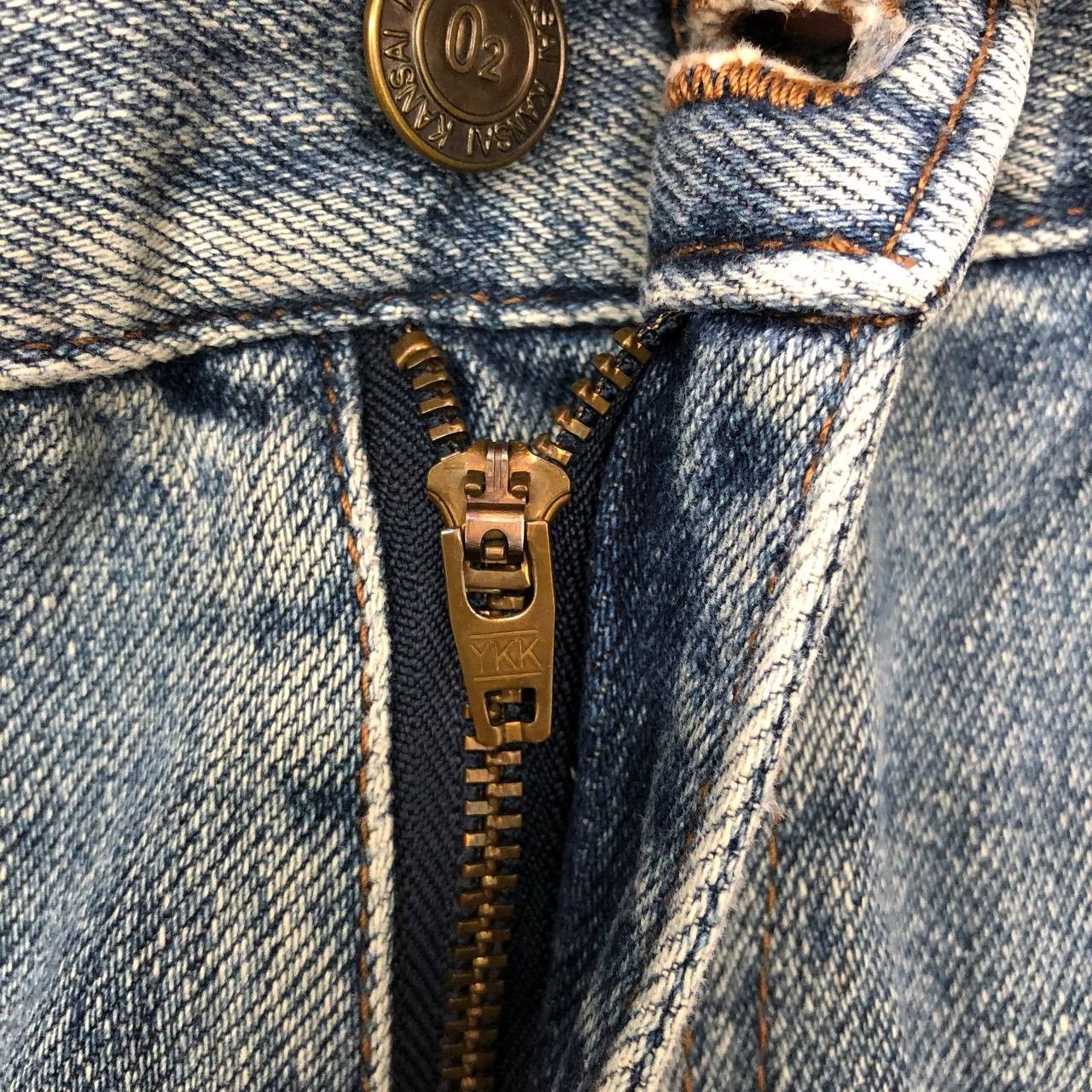 Kansai Yamamoto P402 KANSAI O2 FLARED JAPAN DENIM Size US 31 - 6 Thumbnail