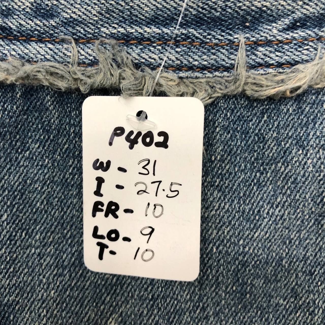 Kansai Yamamoto P402 KANSAI O2 FLARED JAPAN DENIM Size US 31 - 12 Thumbnail