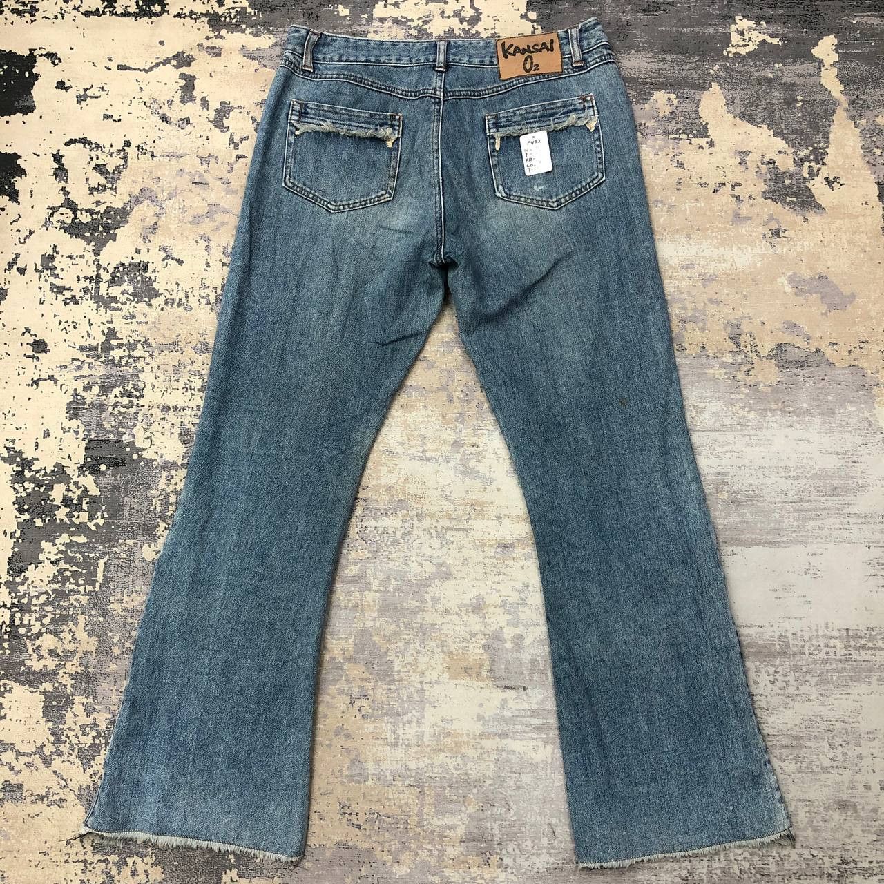 Kansai Yamamoto P402 KANSAI O2 FLARED JAPAN DENIM Size US 31 - 2 Thumbnail