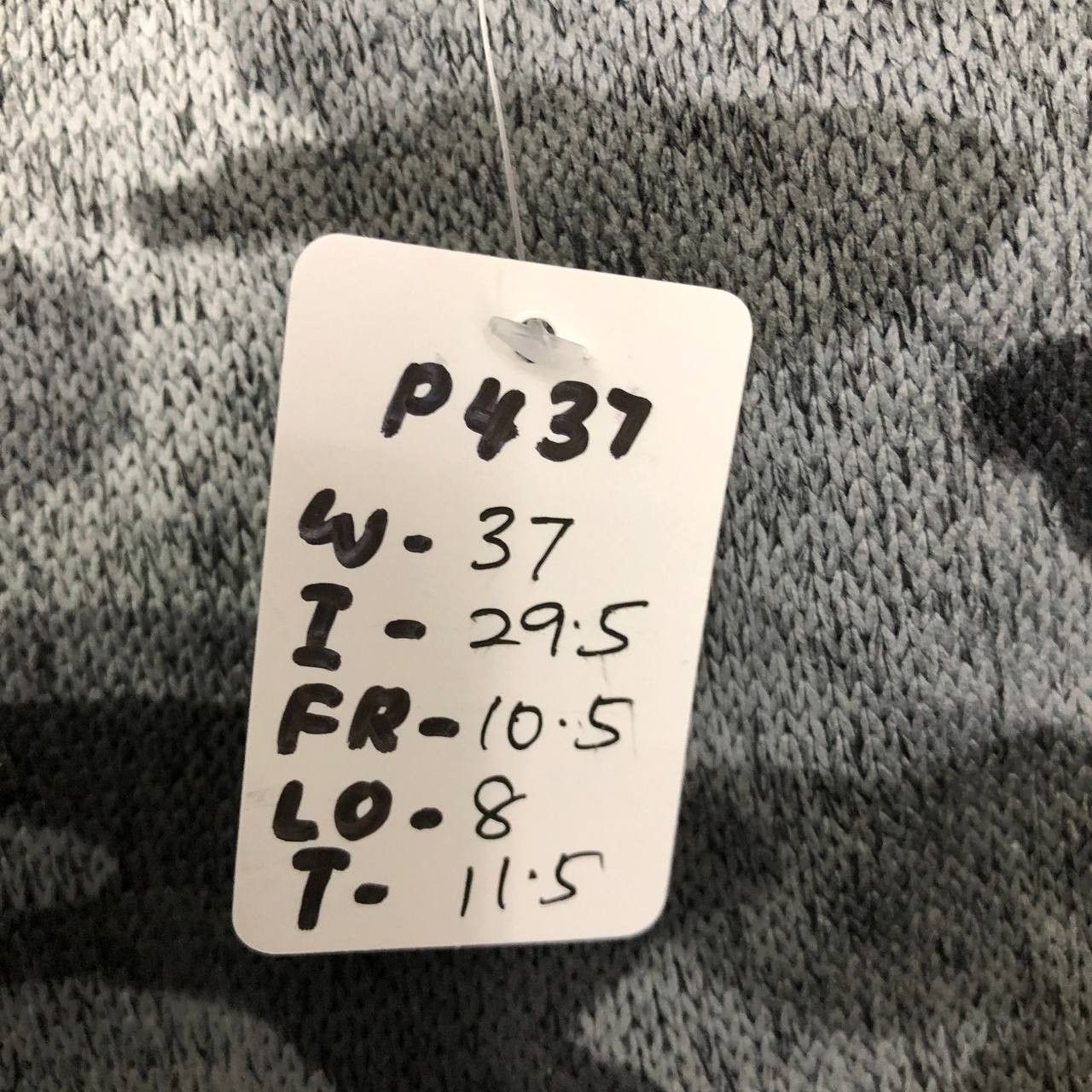 Japanese Brand P437 JAPAN BACK NUMBER CAMO SWEATPANTS Size US 37 - 9 Thumbnail