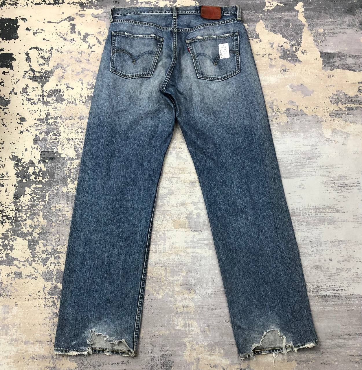 Levi's P412 VTG LEVI'S RIPPED JEANS Size US 34 / EU 50 - 1 Thumbnail
