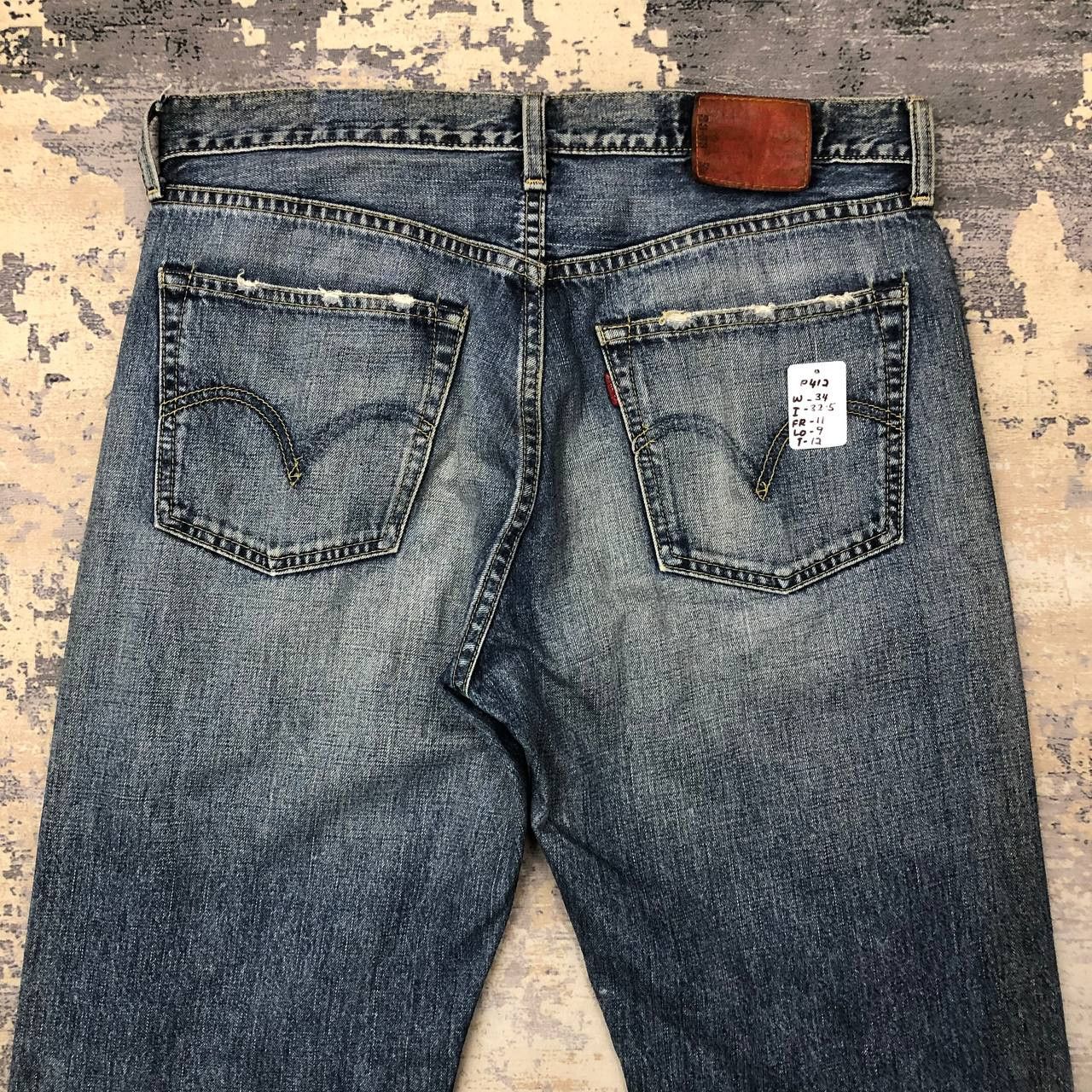Levi's P412 VTG LEVI'S RIPPED JEANS Size US 34 / EU 50 - 4 Thumbnail