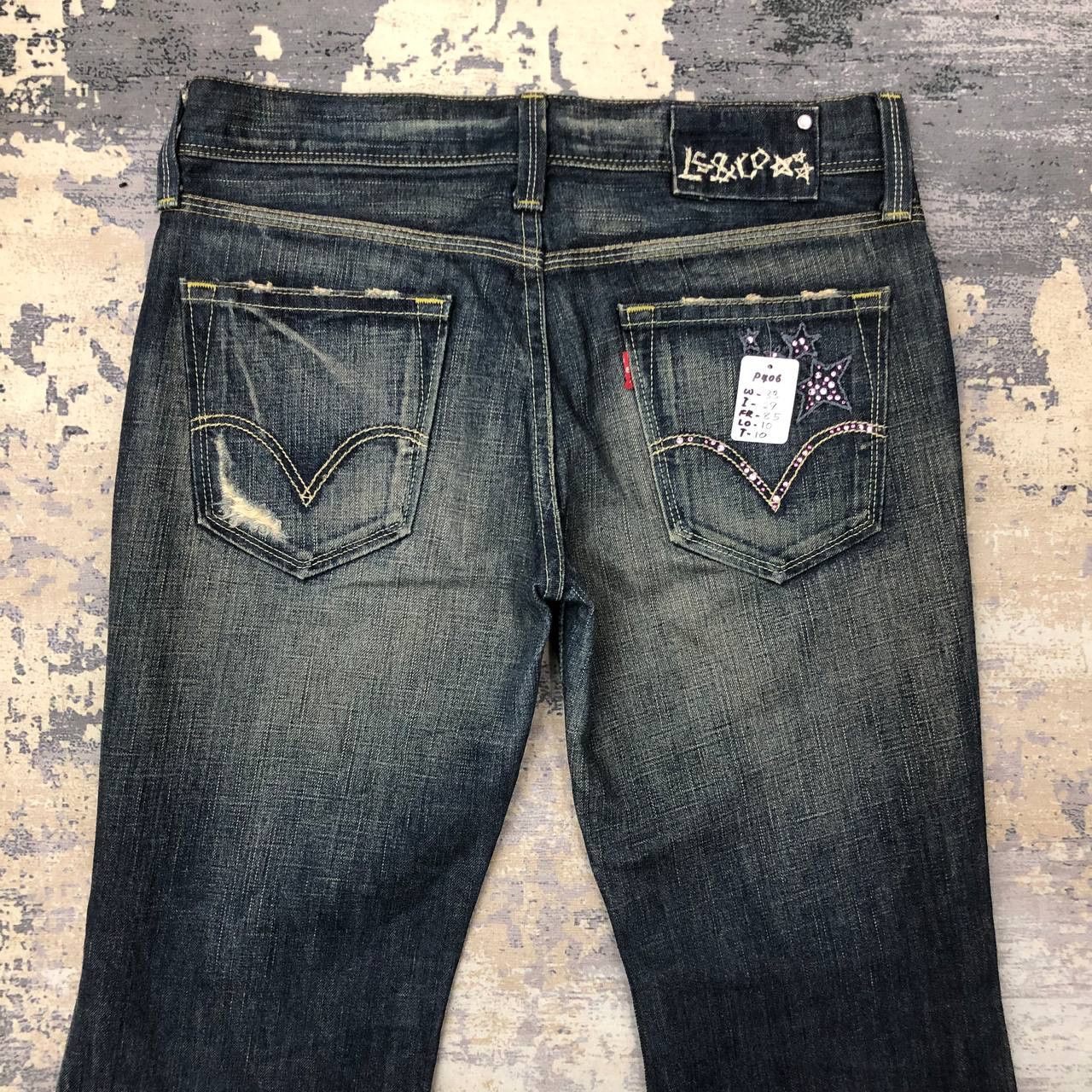 Levi's P406 LEVI'S LADY STYLE FLARED JEANS Size 33" - 4 Thumbnail