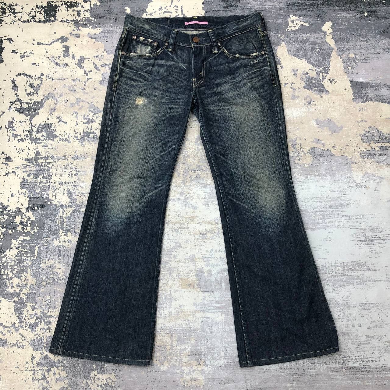 Levi's P406 LEVI'S LADY STYLE FLARED JEANS Size 33" - 2 Thumbnail
