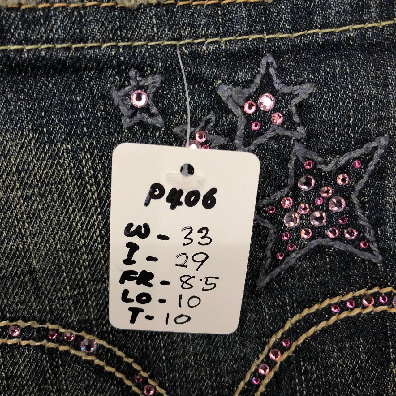 Levi's P406 LEVI'S LADY STYLE FLARED JEANS Size 33" - 9 Thumbnail