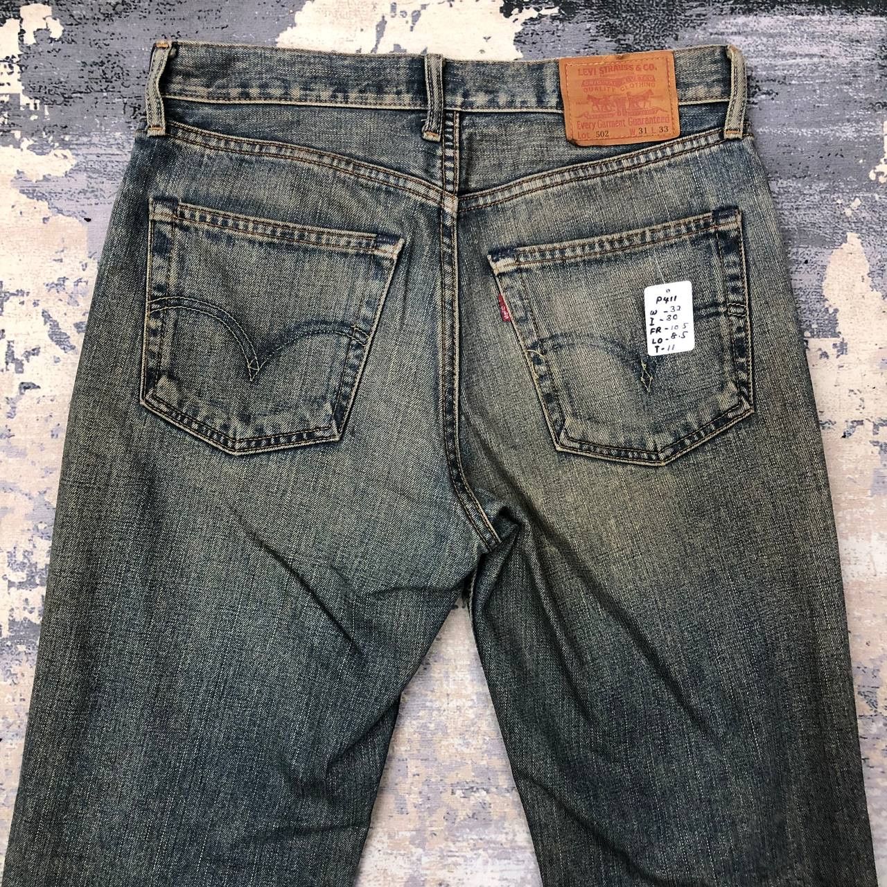 Levi's P411 VTG LEVI'S 502 DISTRESSED JEANS Size US 32 / EU 48 - 4 Thumbnail