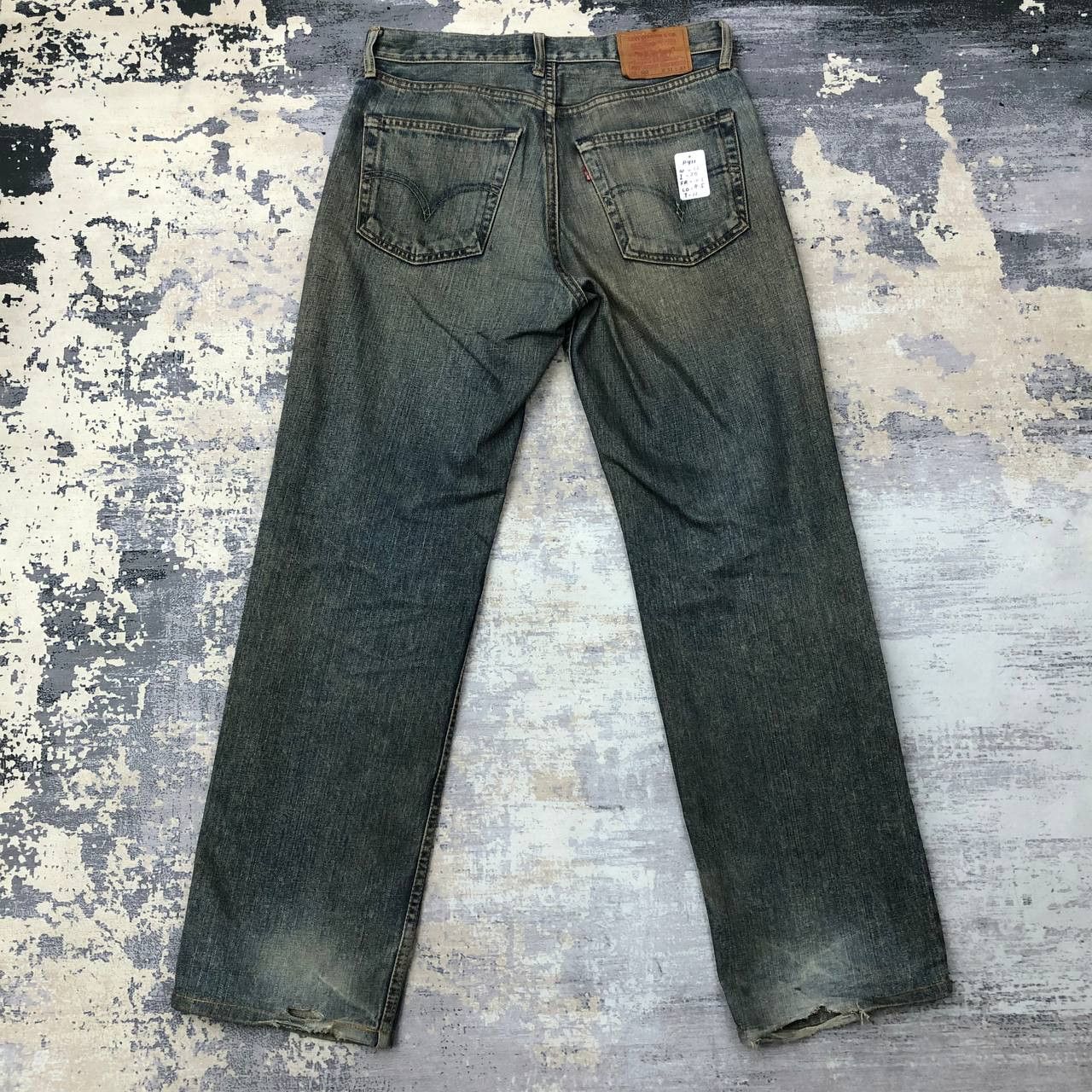 Levi's P411 VTG LEVI'S 502 DISTRESSED JEANS Size US 32 / EU 48 - 1 Thumbnail