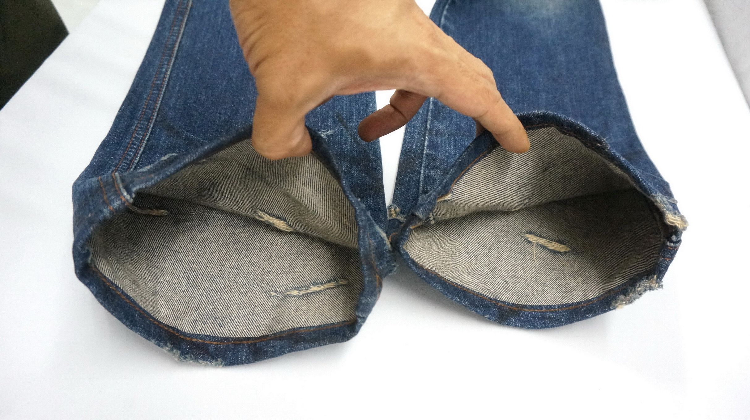 Obelisk Fire Rare! OBELISK Japan Lowrise Distressed Flared Jeans Size US 30 / EU 46 - 23 Thumbnail