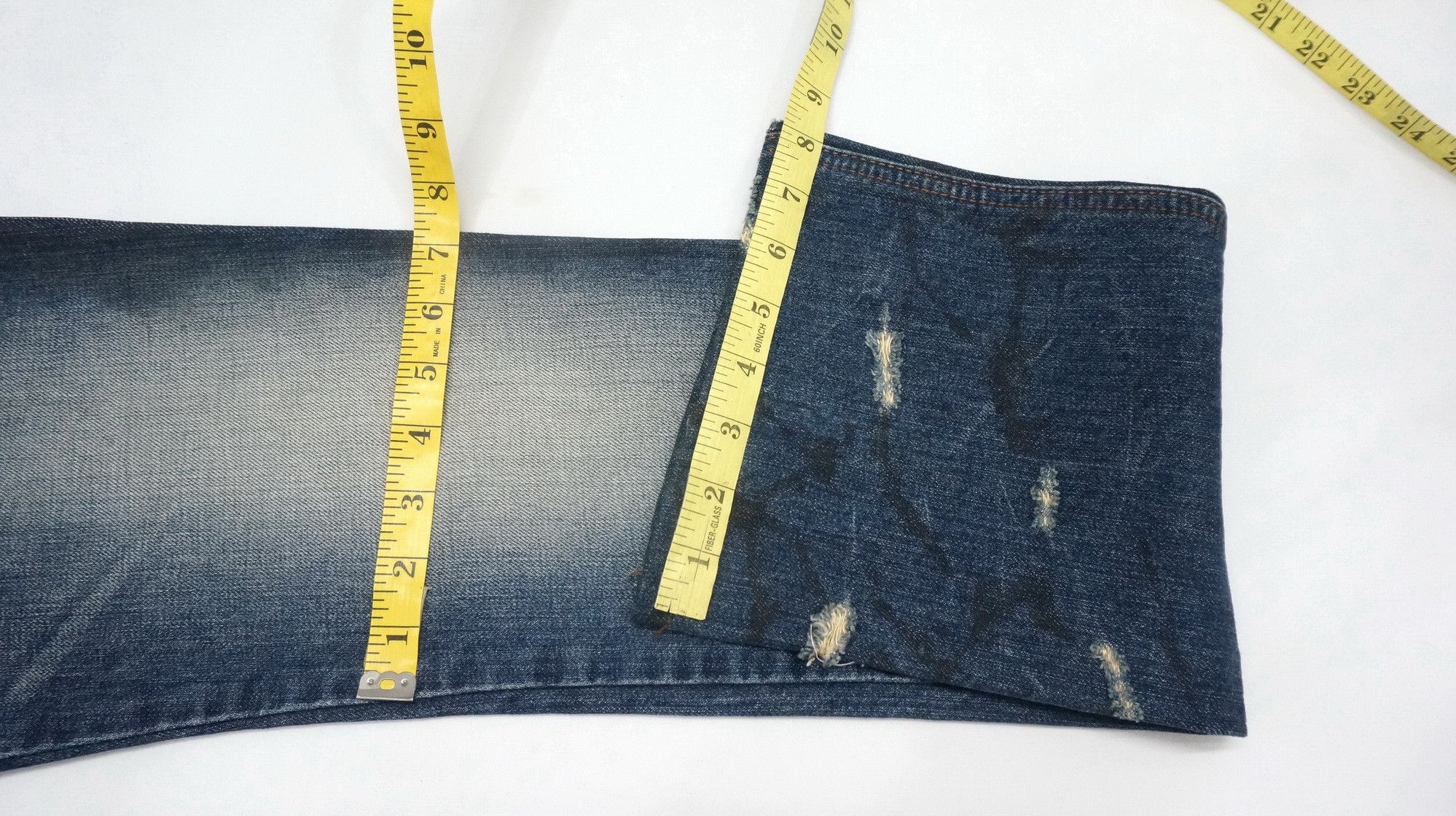 Obelisk Fire Rare! OBELISK Japan Lowrise Distressed Flared Jeans Size US 30 / EU 46 - 19 Thumbnail