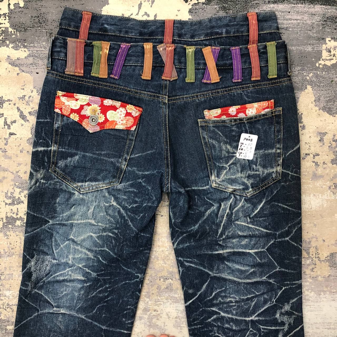Japanese Brand P405 NYLAUS CLOTHING JAPAN DOUBLE WAIST JEANS Size US 32 / EU 48 - 4 Thumbnail