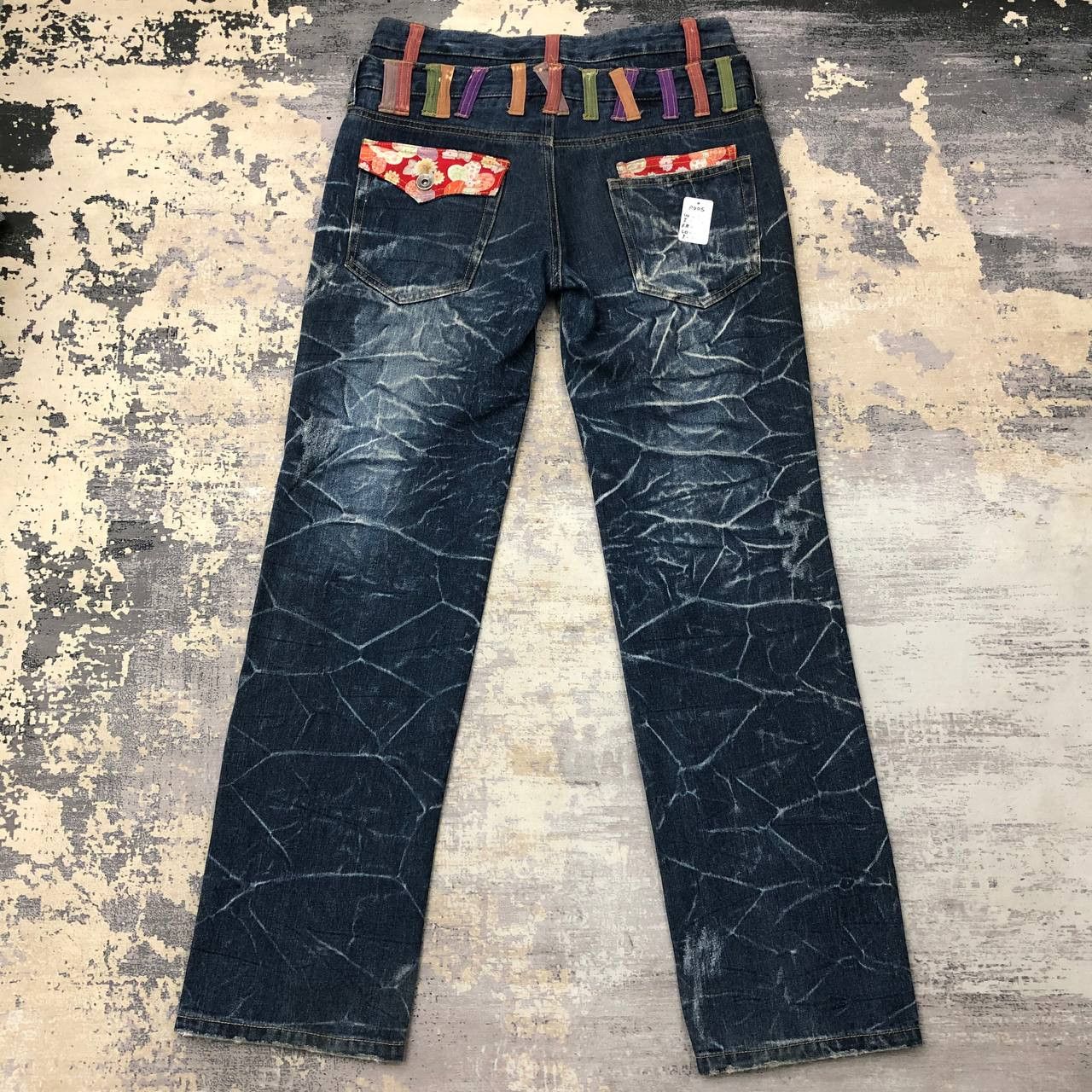 Japanese Brand P405 NYLAUS CLOTHING JAPAN DOUBLE WAIST JEANS Size US 32 / EU 48 - 1 Thumbnail