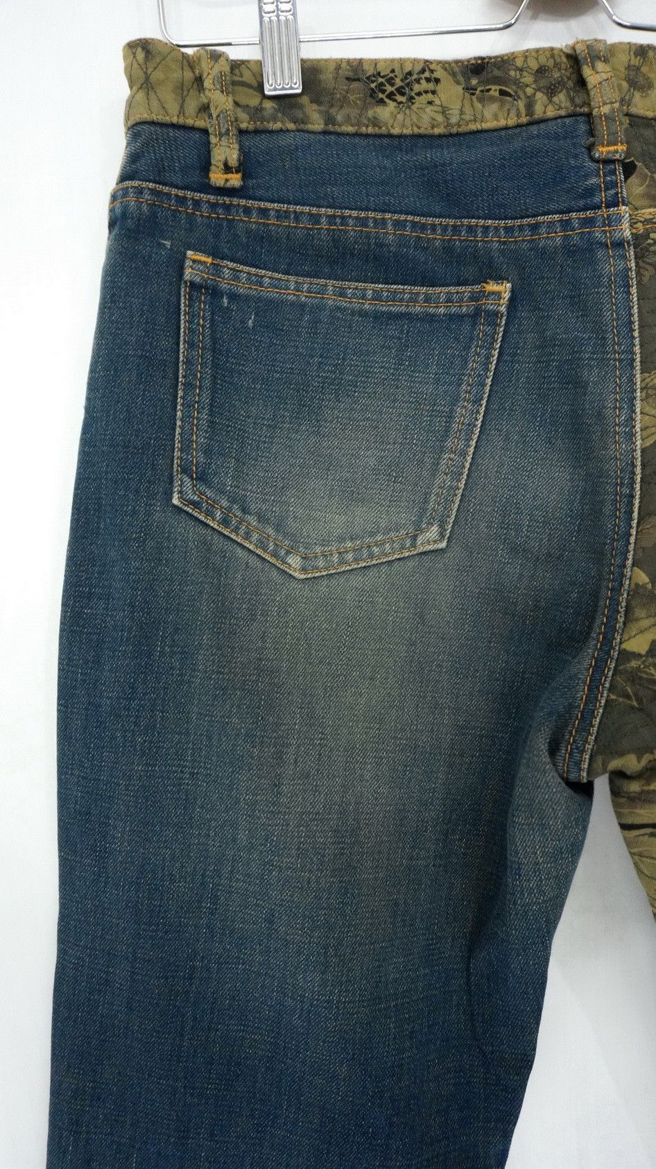 Japanese Brand Rare Vtg 🔥 Japan GLAMDY Shortrise Quilted Slim Worn Denim Size US 30 / EU 46 - 6 Thumbnail