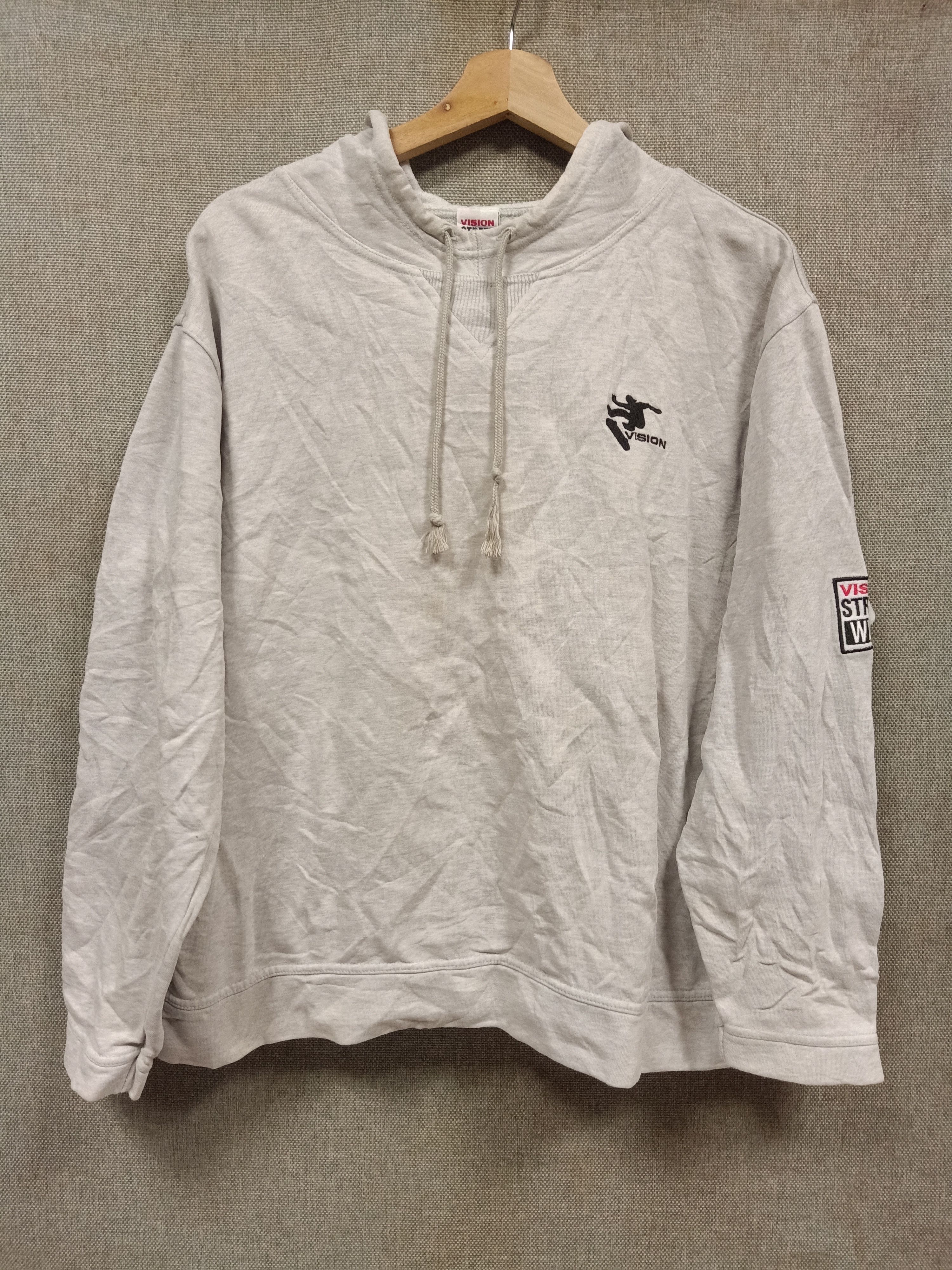 Vision Streetwear Vintage 80s sweatshirt hoodie vision streetwear Size US L / EU 52-54 / 3 - 1 Thumbnail