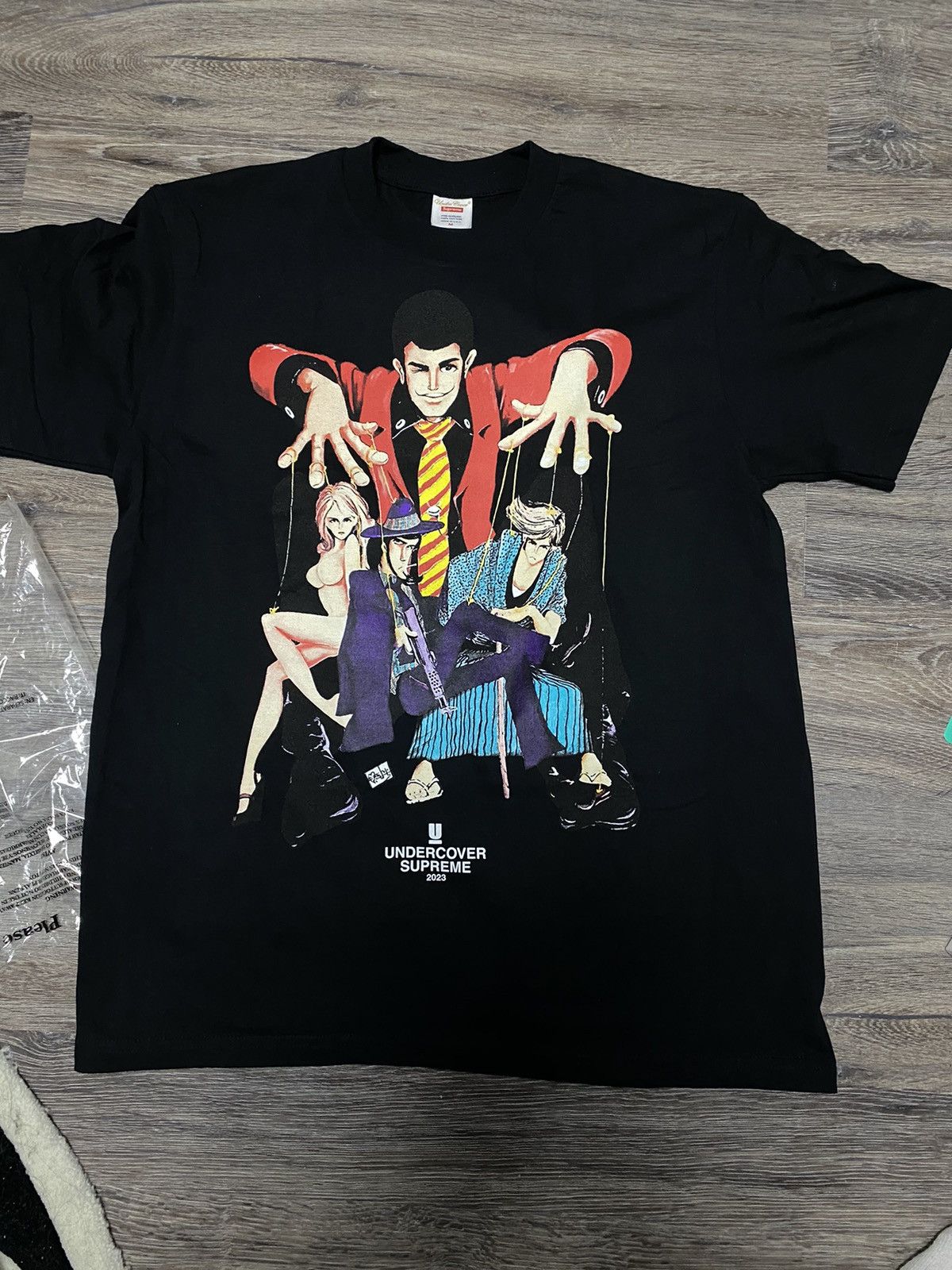 supreme UNDERCOVER lupin tee black-